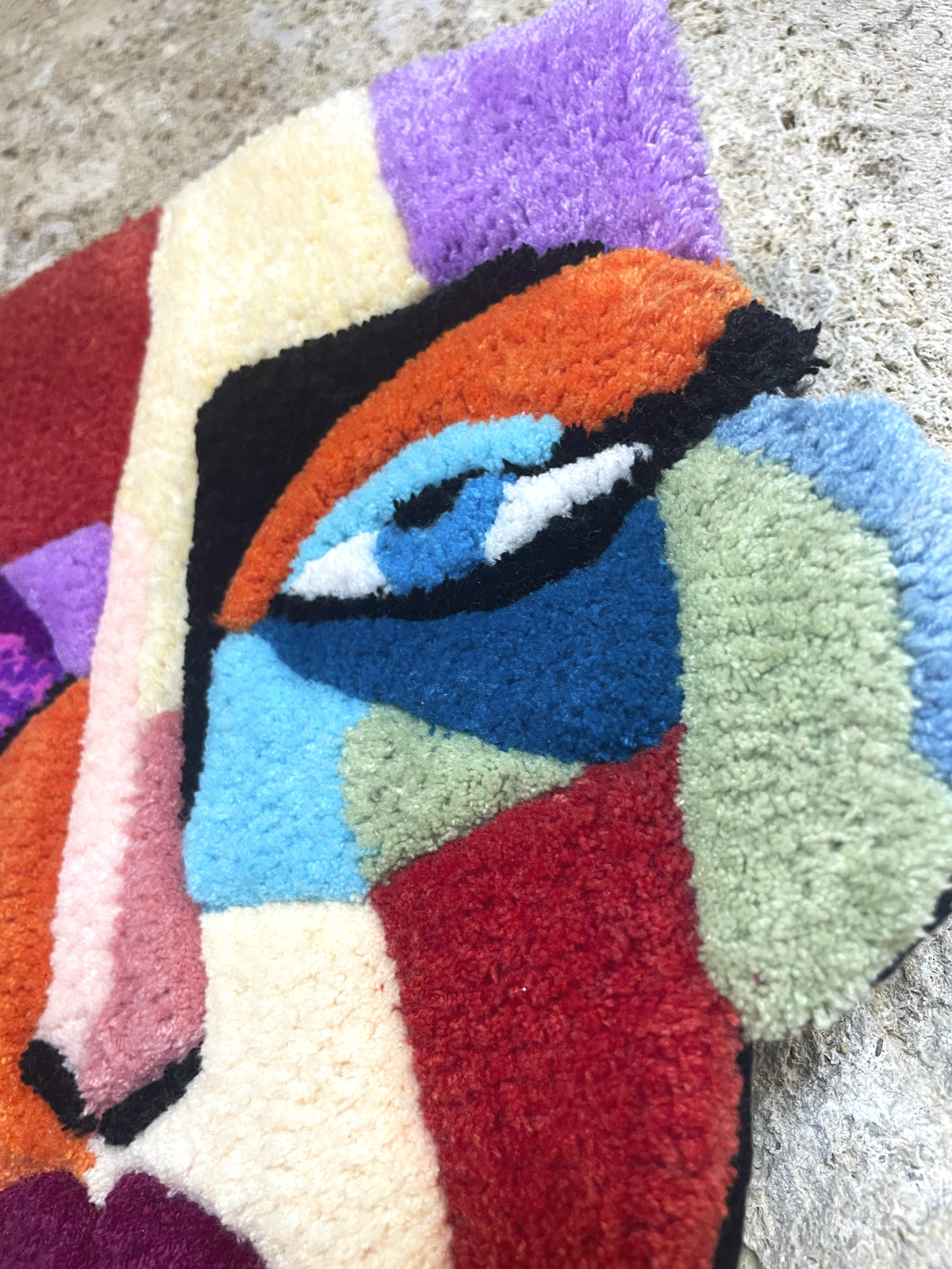 Cécile - Décoration murale en tufting