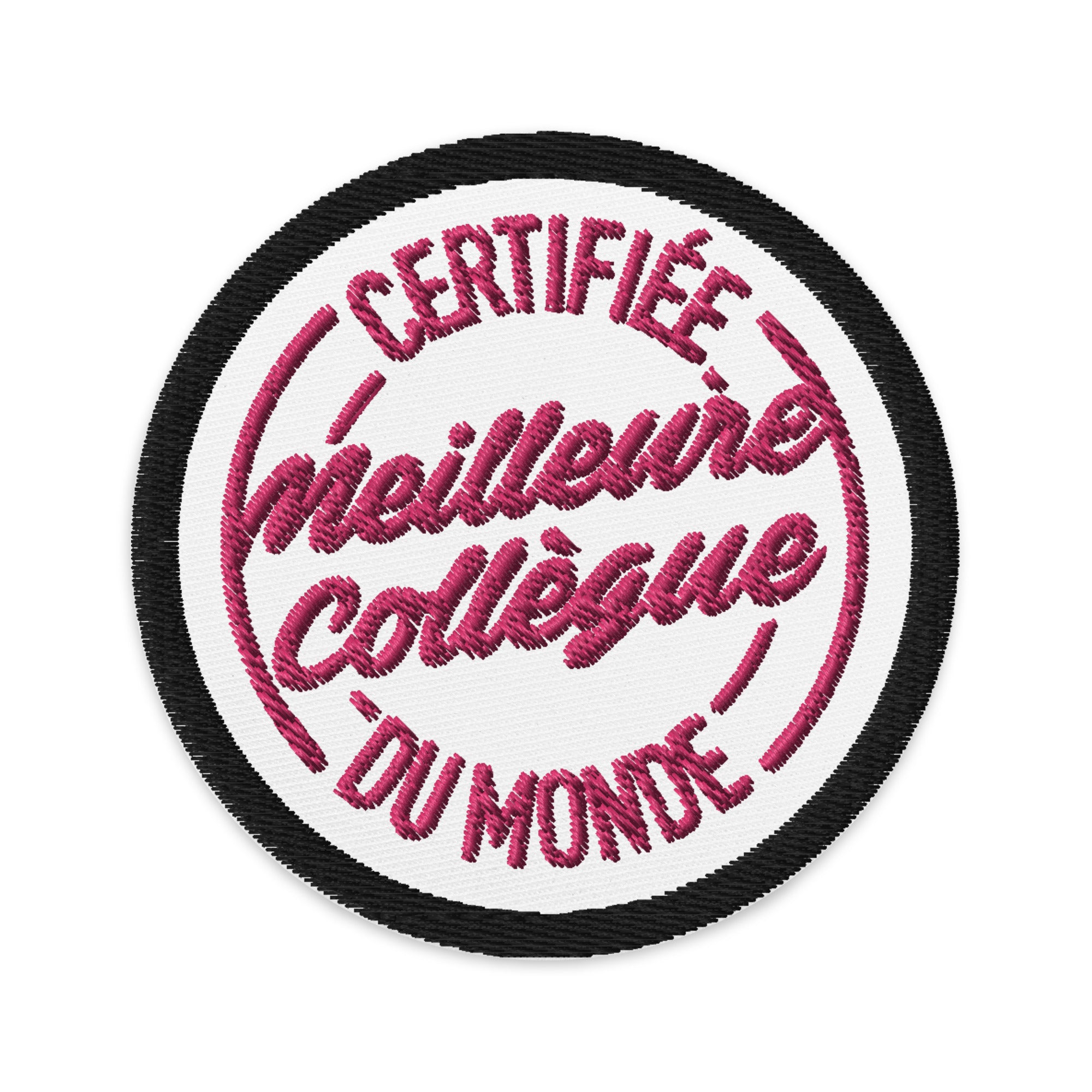 Certifiée meilleure collègue - Patchs brodés