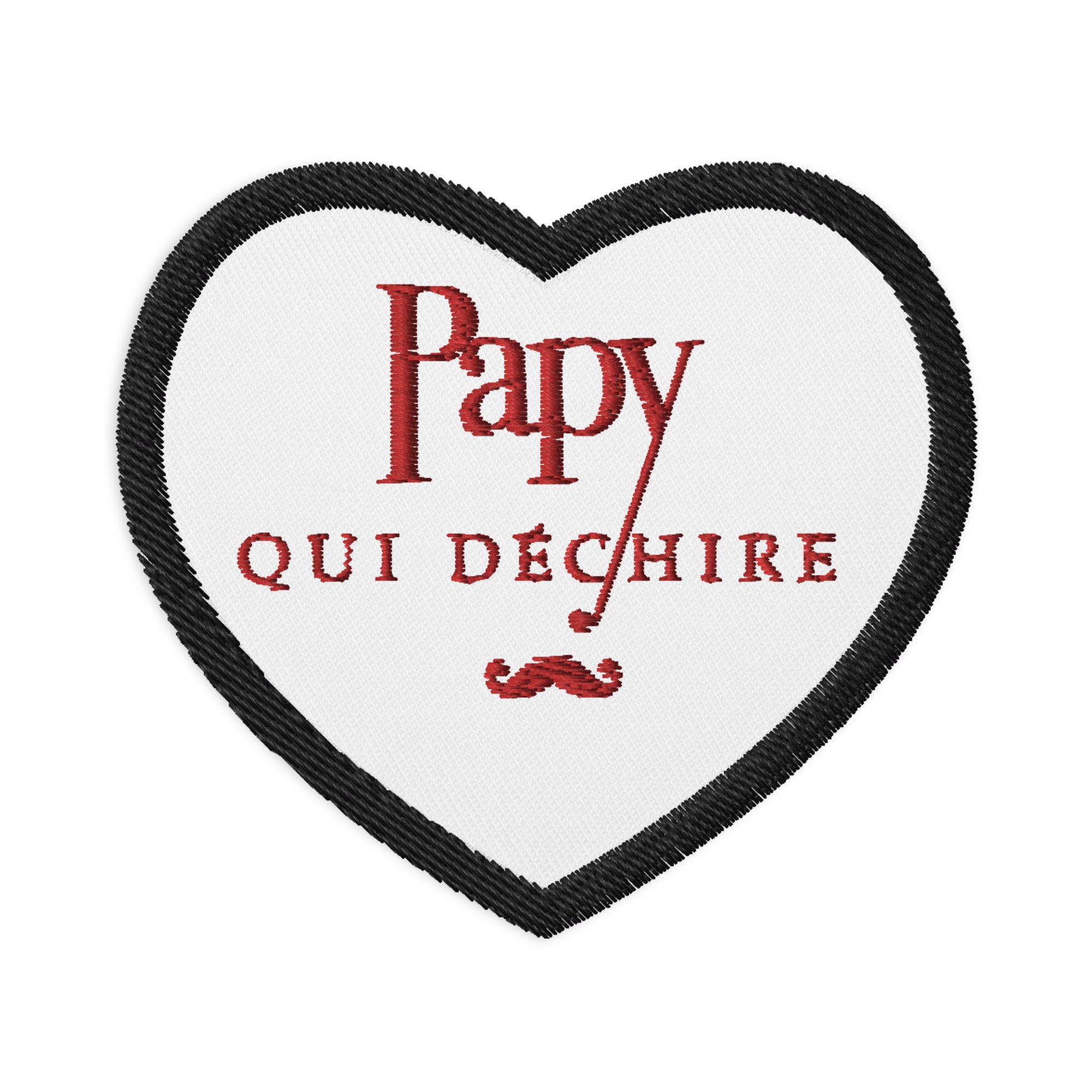 Papy qui déchire - Patchs brodés