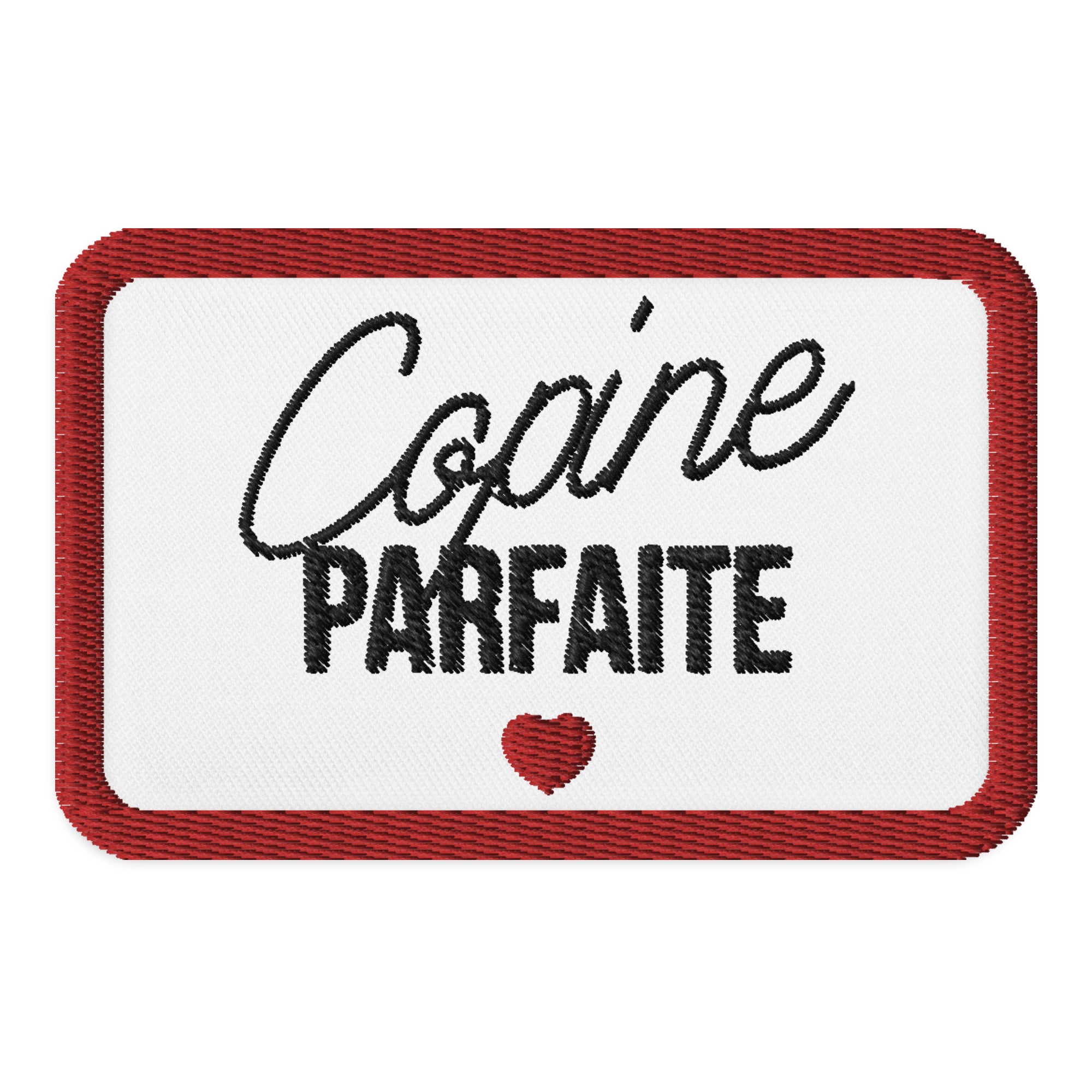 Copine parfaite - Patchs brodés