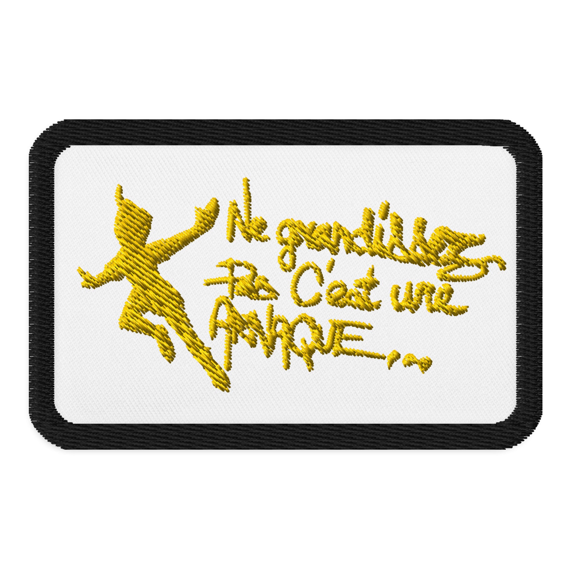 Ne grandissez pas - Patchs brodés