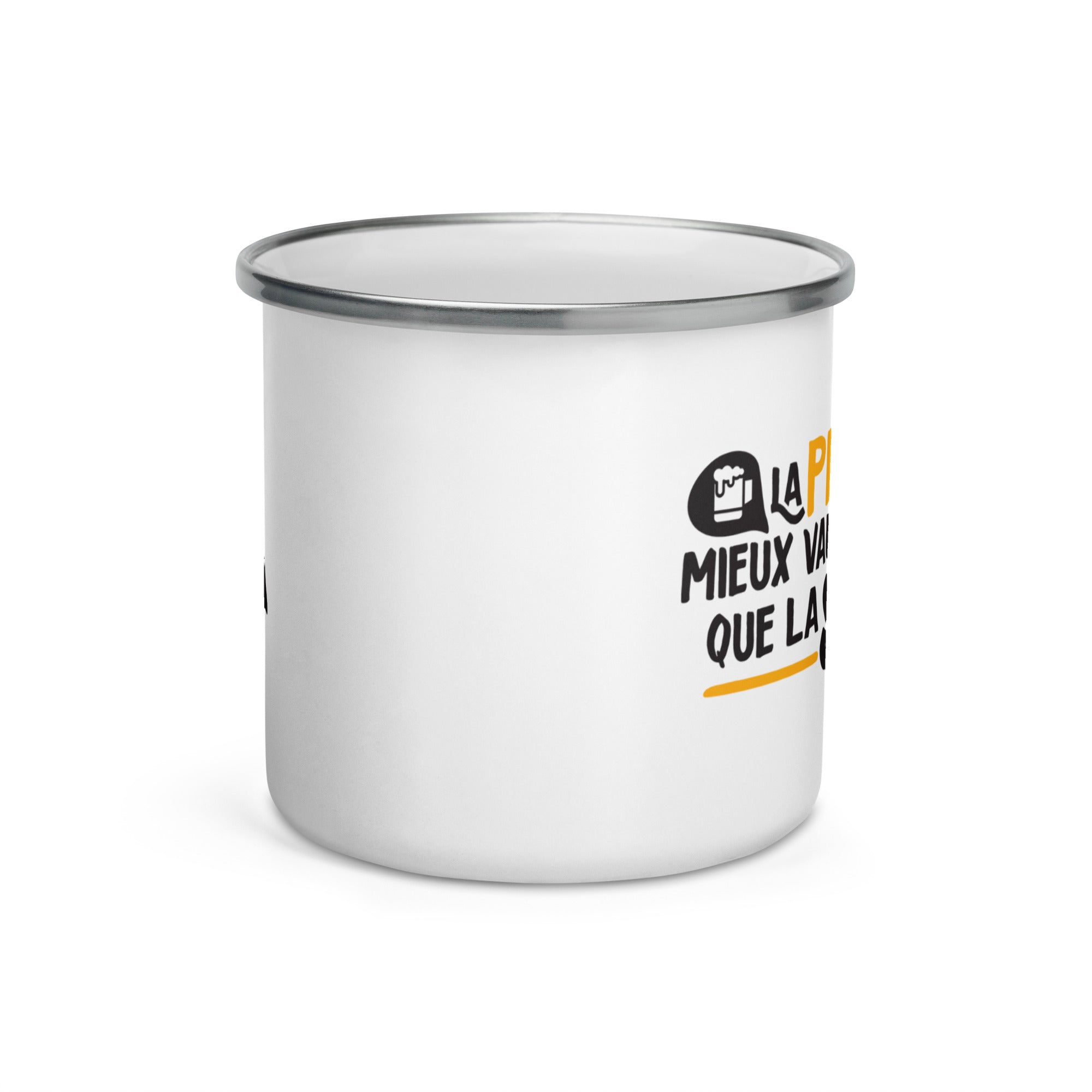La pression, mieux vaut la boire - Mug émaillé