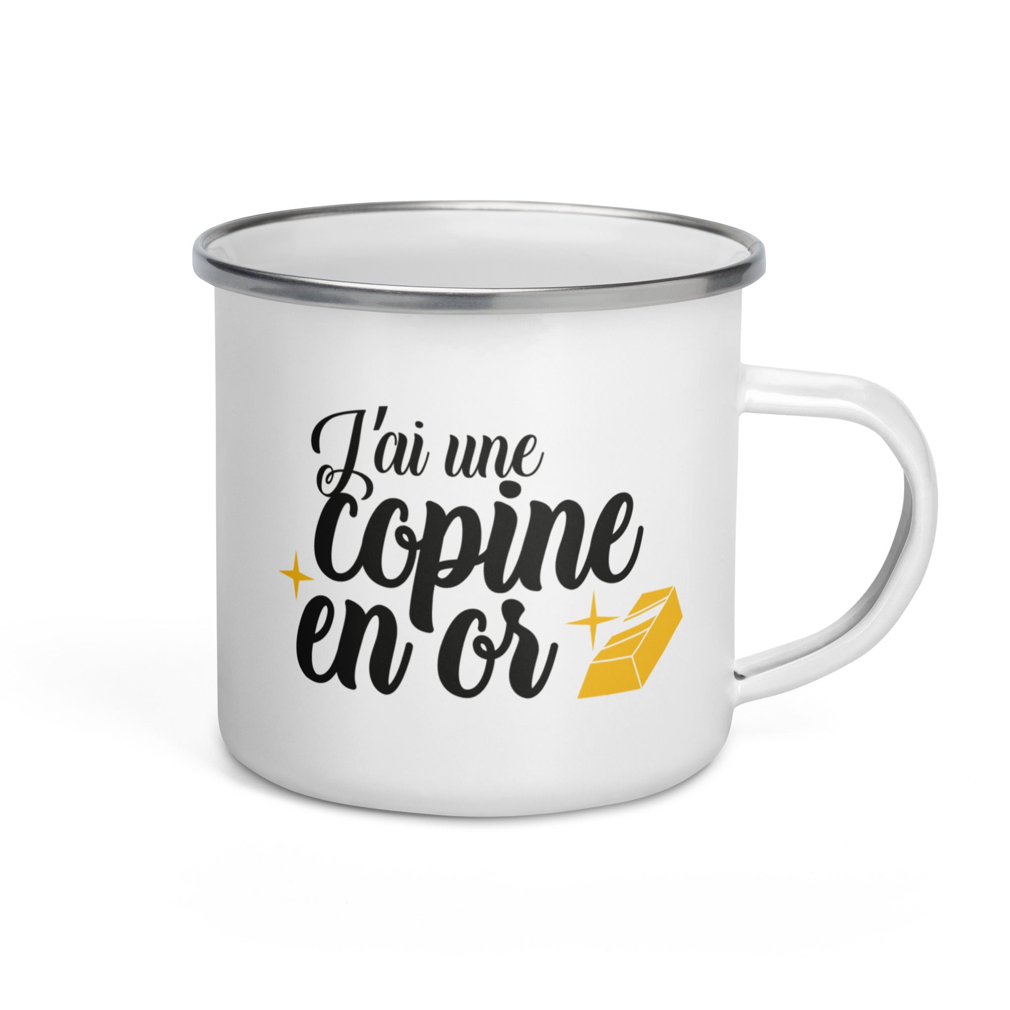 Copine en or - Mug émaillé