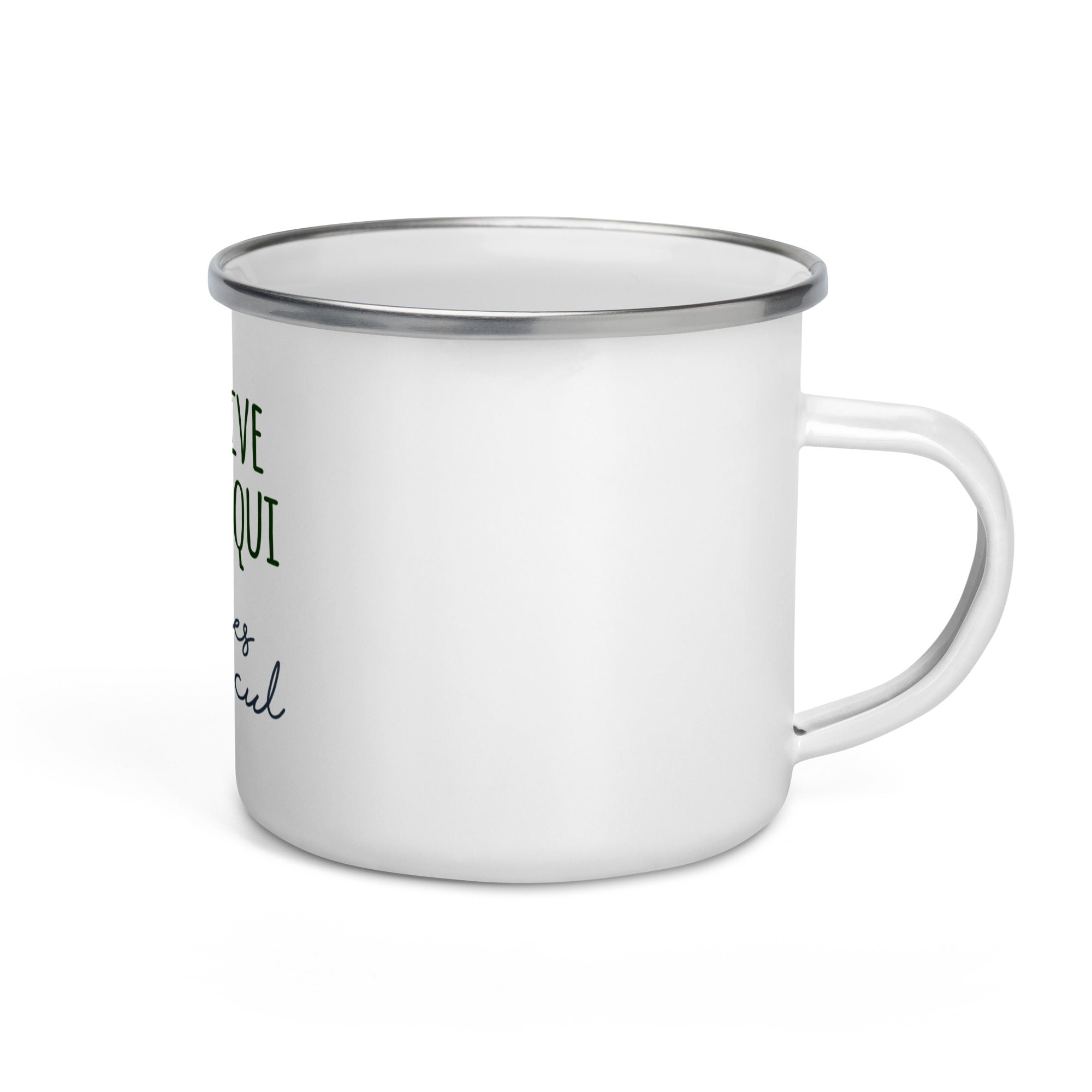 Tout arrive à point à qui se sort les doigts du cul - Mug émaillé