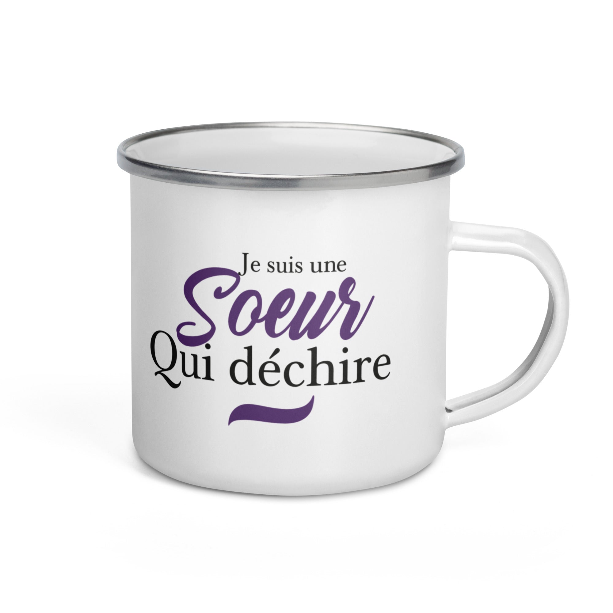 Soeur qui déchire - Mug émaillé