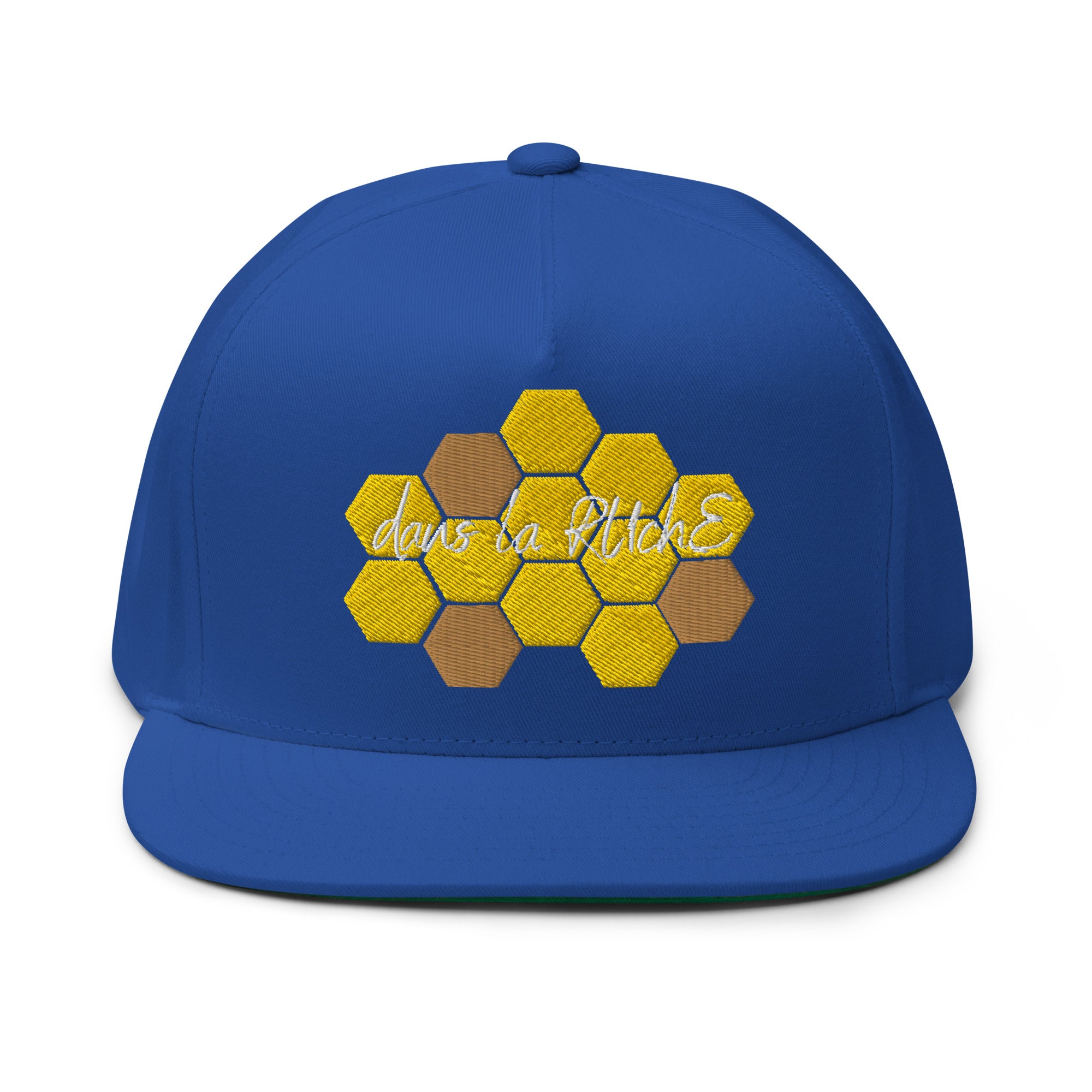 Dans la ruche - Casquette à Visière Plate - Brodée