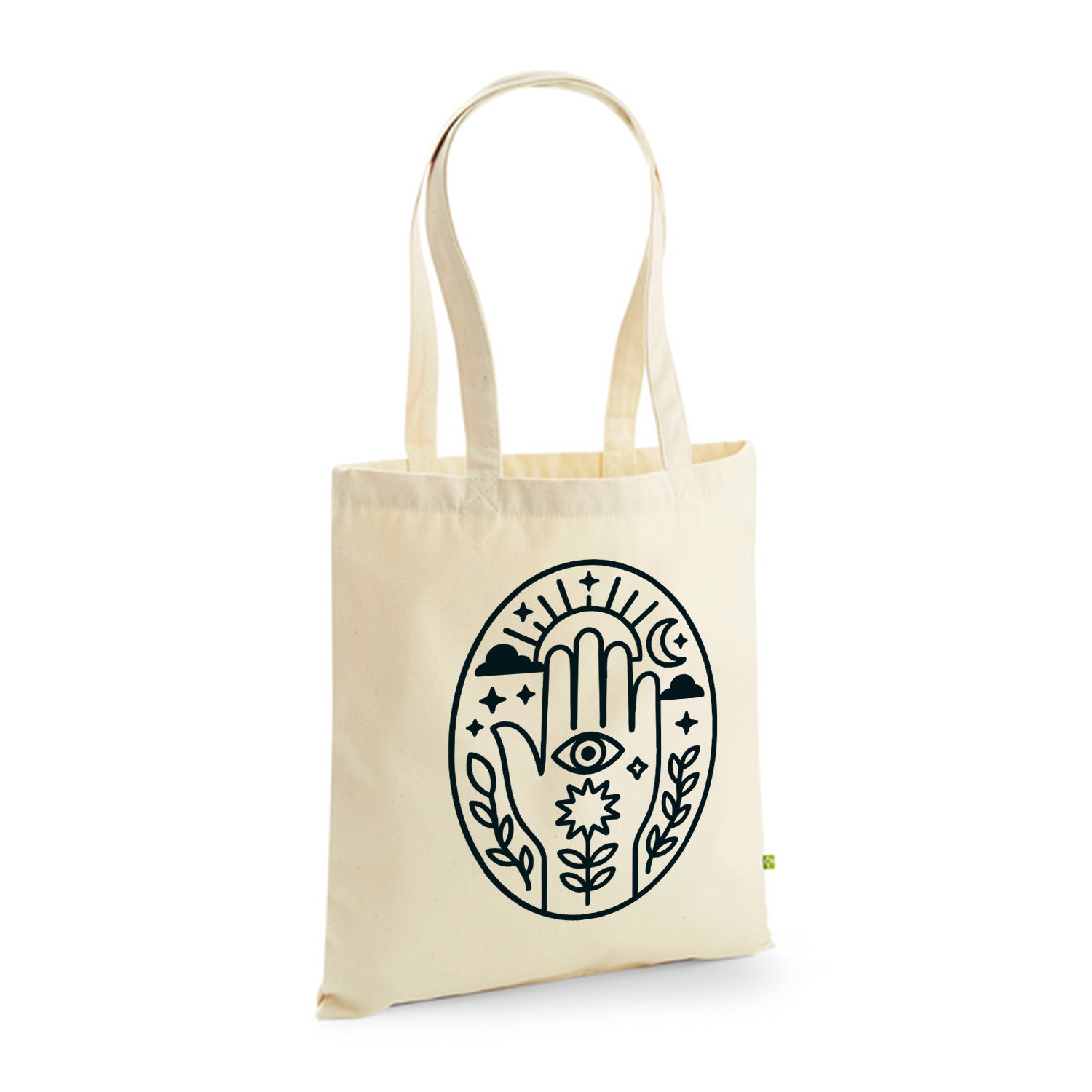 Main - Ma Carpette - Tote Bag en coton bio à piquer