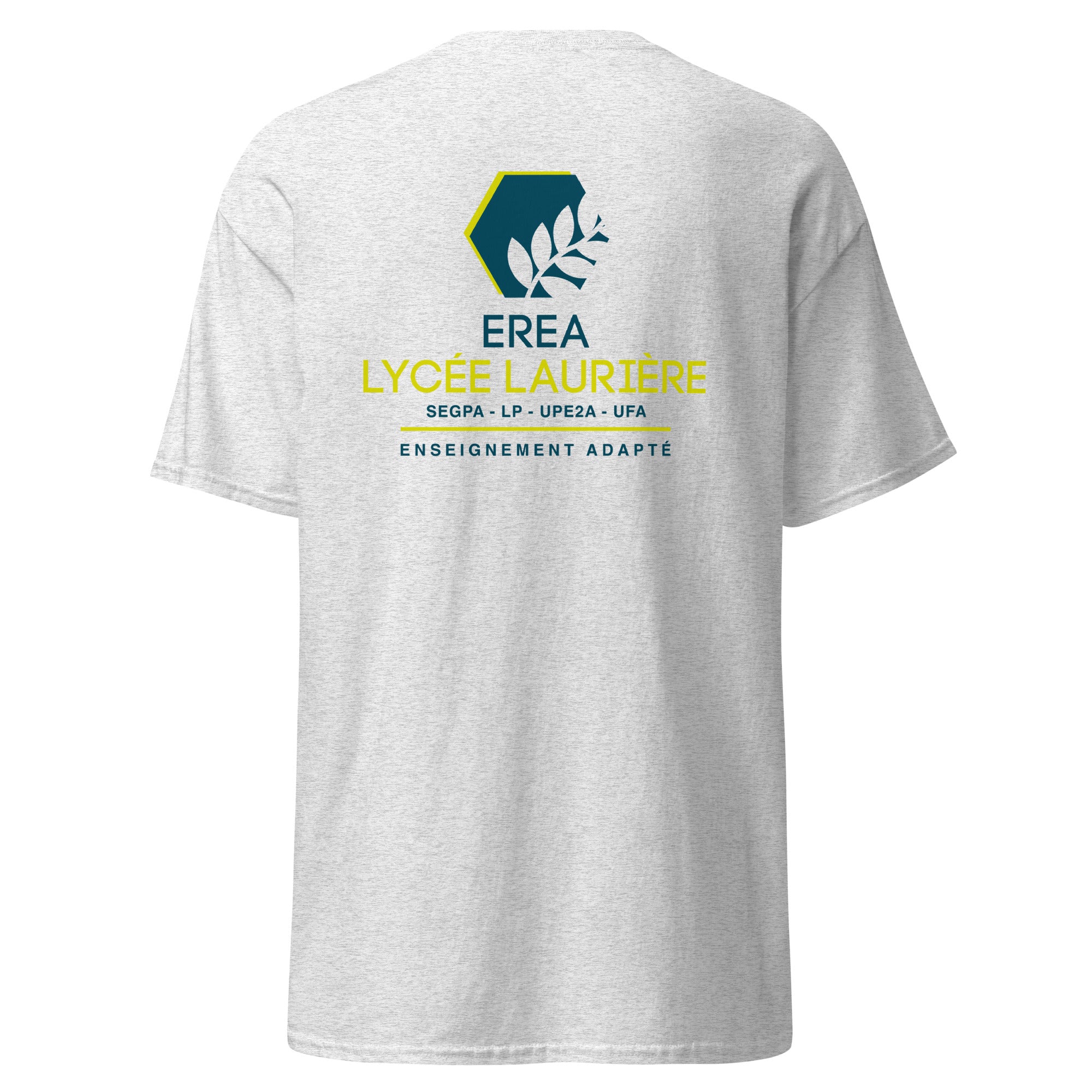 EREA Lycée Laurière - T-shirt classique homme - Imp. cœur et dos