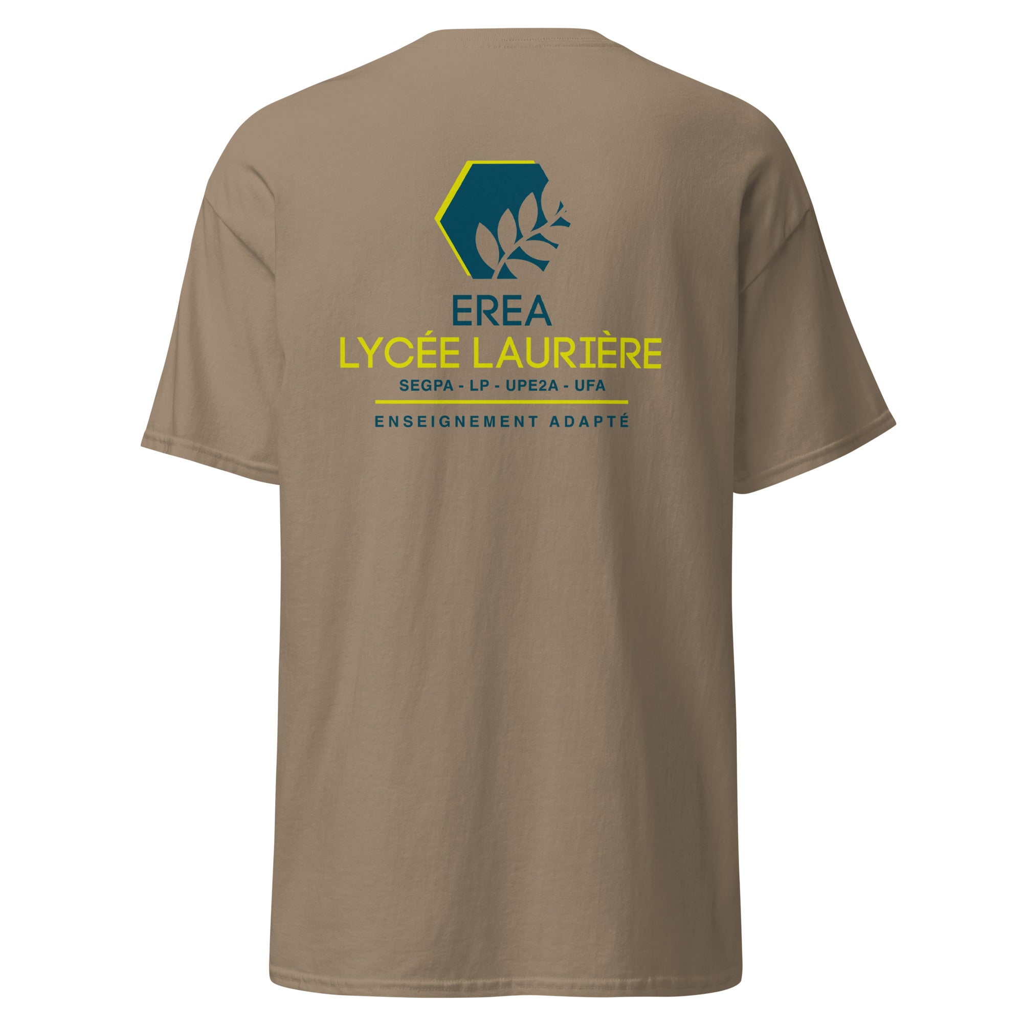 EREA Lycée Laurière - T-shirt classique homme - Imp. cœur et dos