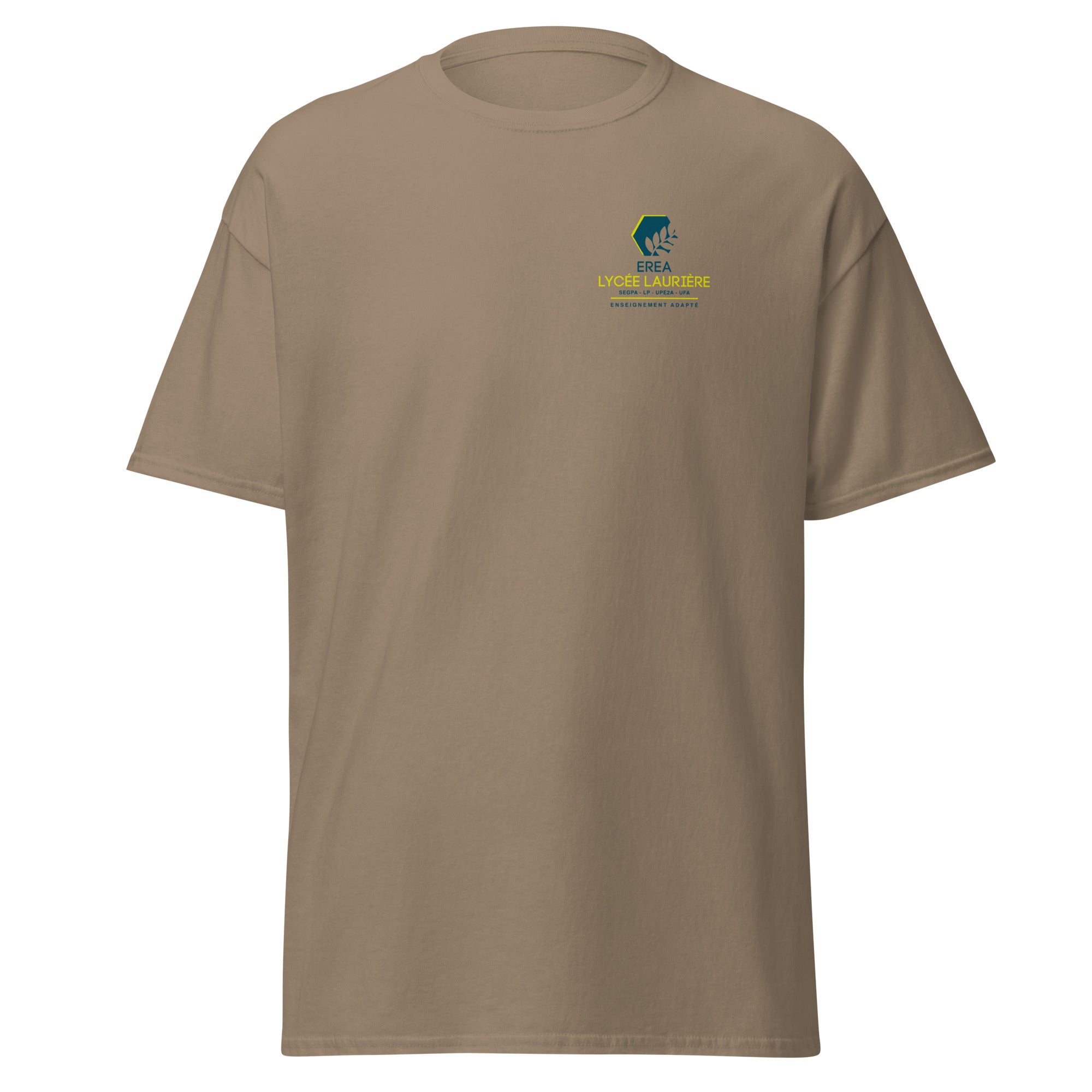 EREA Lycée Laurière - T-shirt classique homme - Imp. cœur et dos