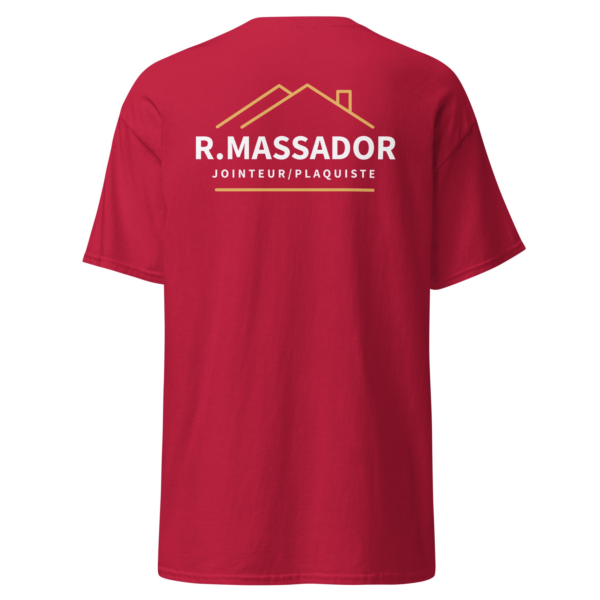 R. Massador - T-shirt classique homme imp. cœur et dos
