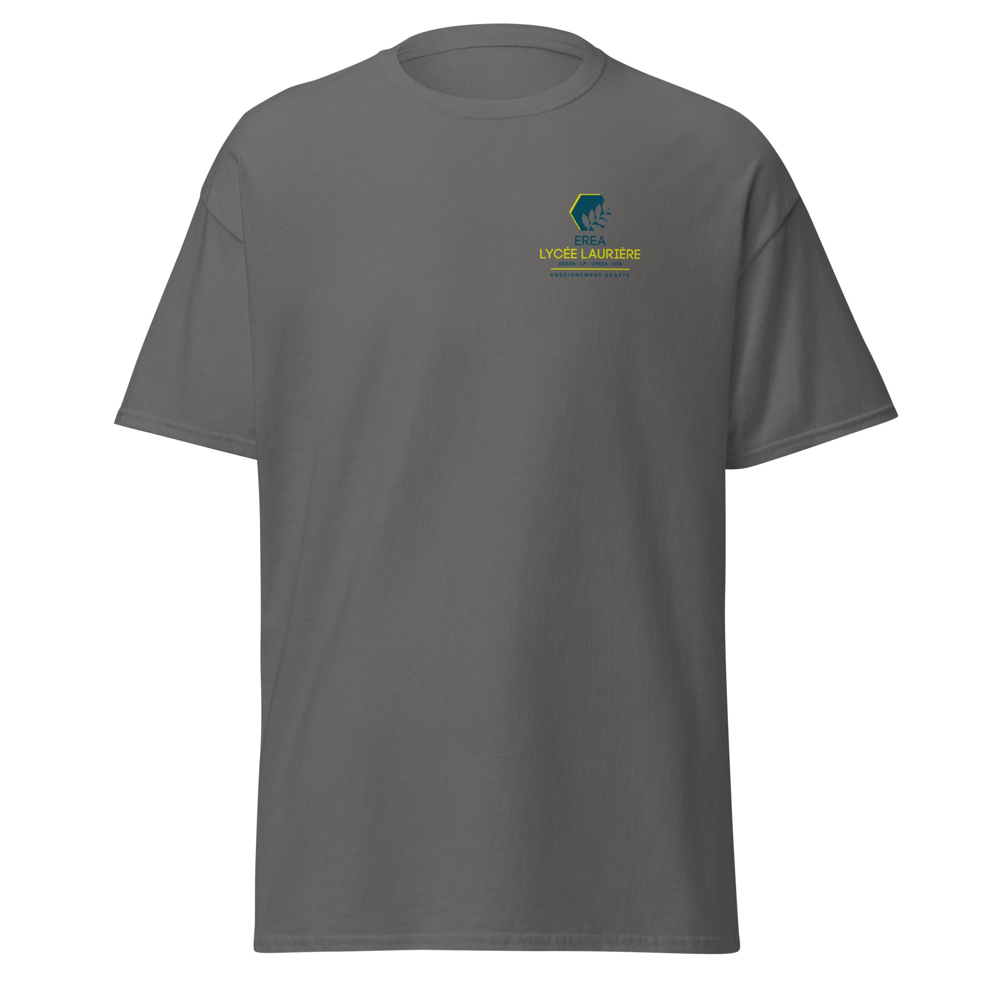 EREA Lycée Laurière - T-shirt classique homme - Imp. cœur et dos