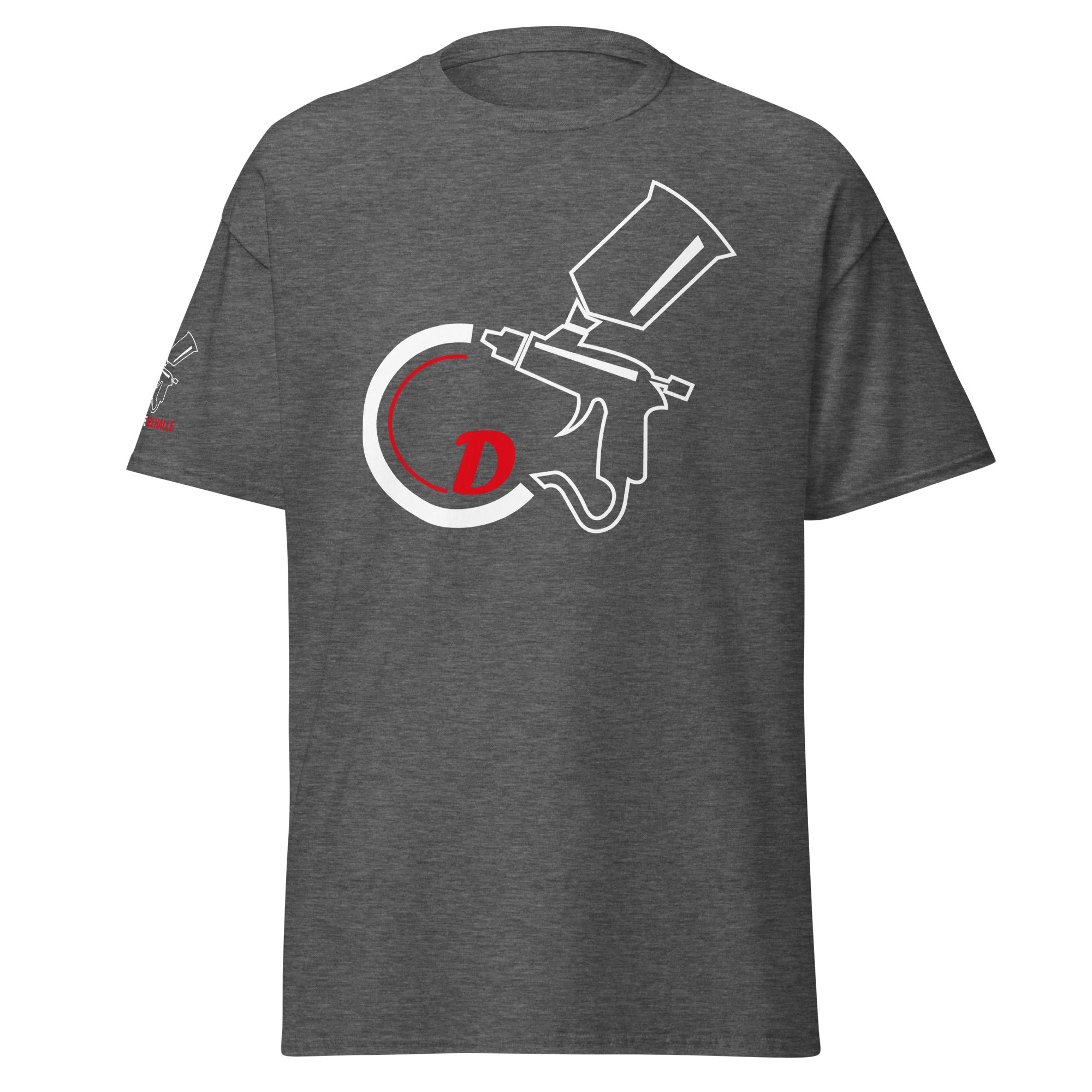 Christophe Delhalle - T-shirt classique homme - Face et manche droite