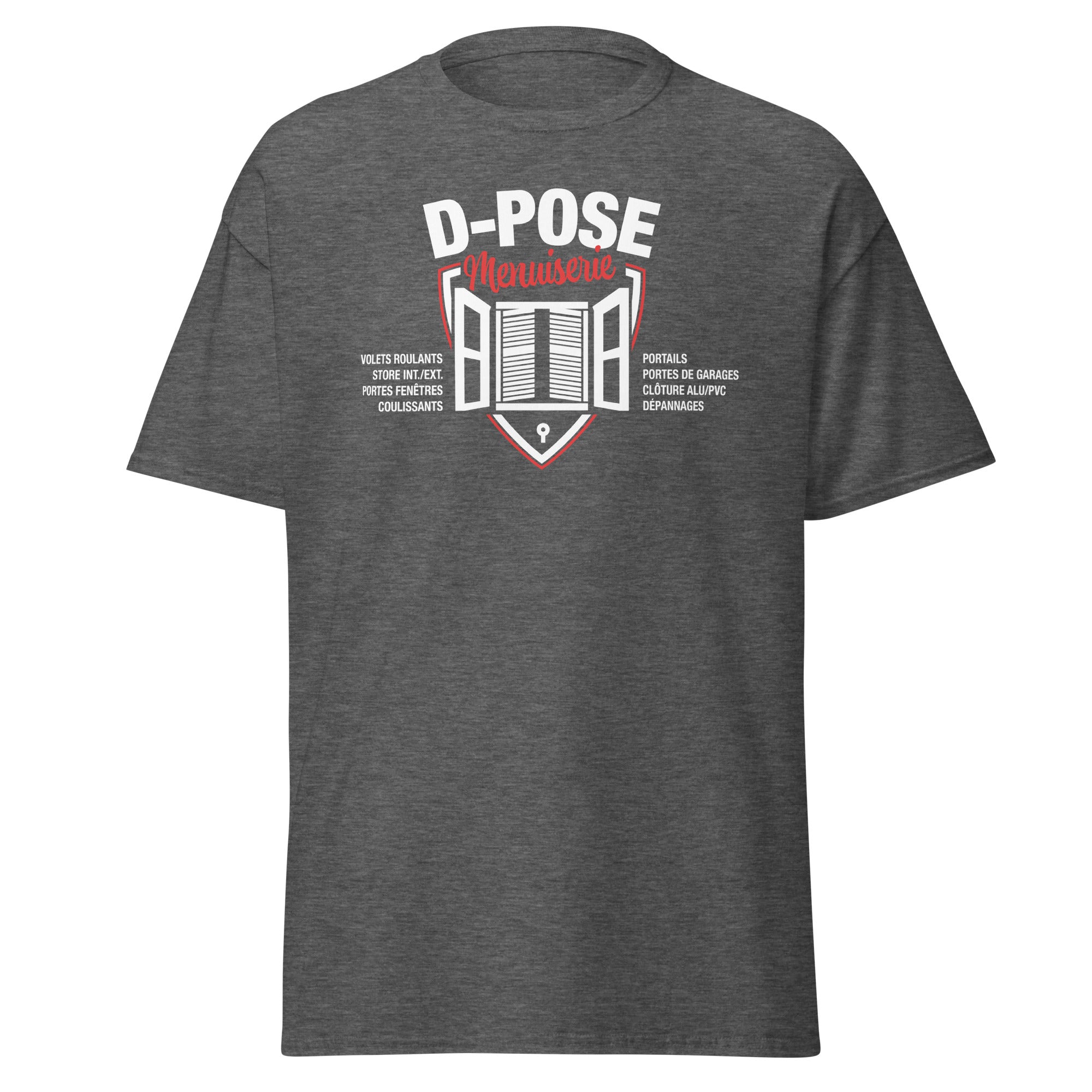 D-Pose - T-shirt classique homme impression num face