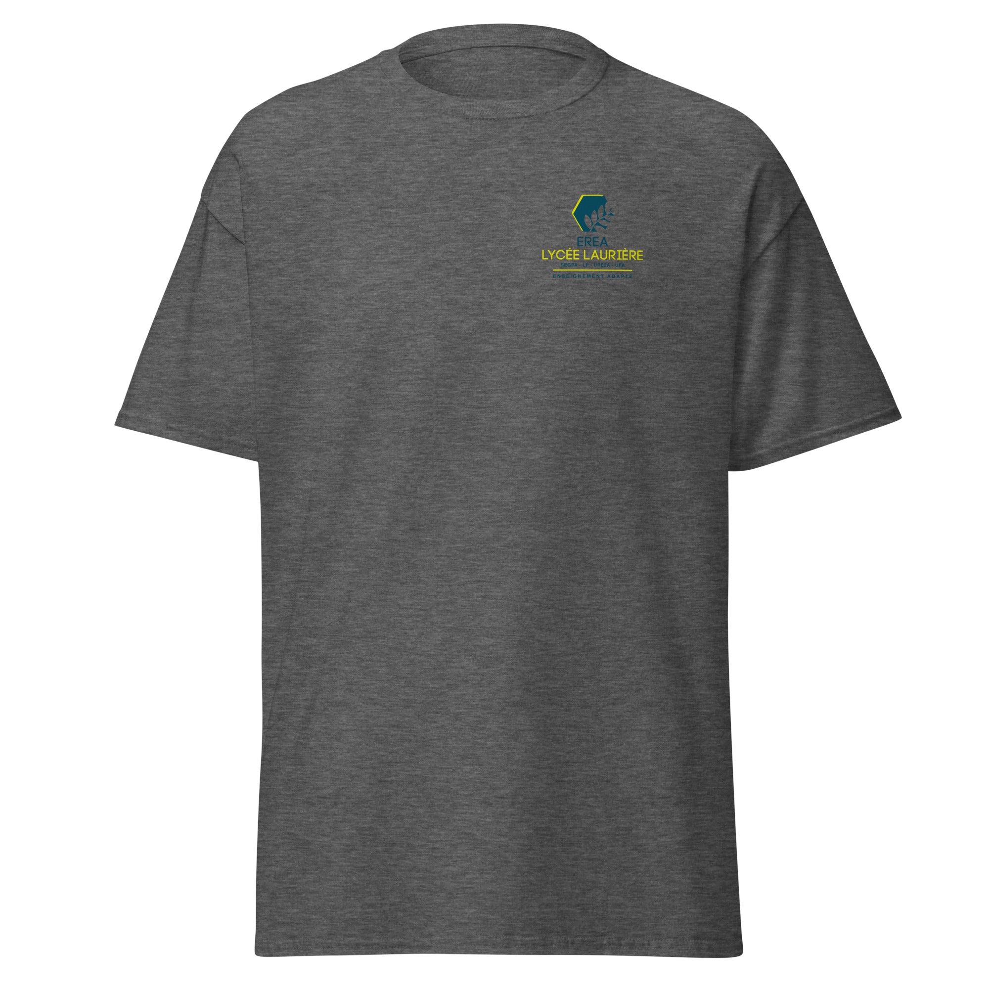EREA Lycée Laurière - T-shirt classique homme - Imp. cœur et dos