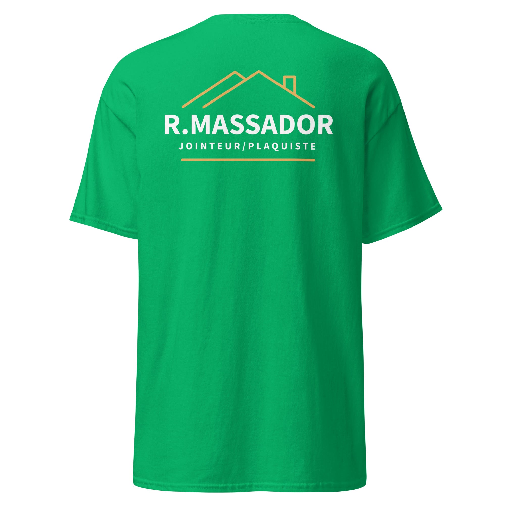 R. Massador - T-shirt classique homme imp. cœur et dos