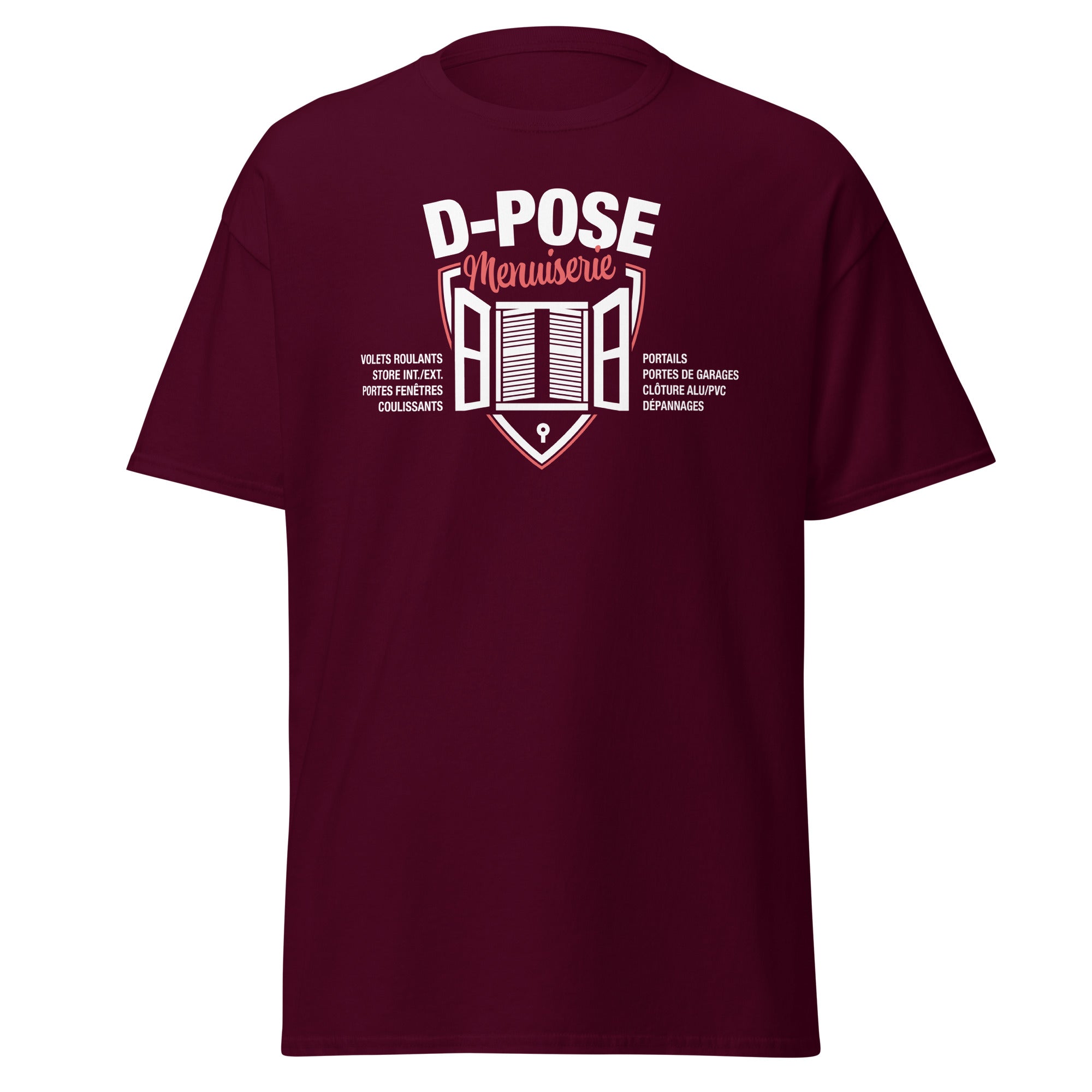 D-Pose - T-shirt classique homme impression num face