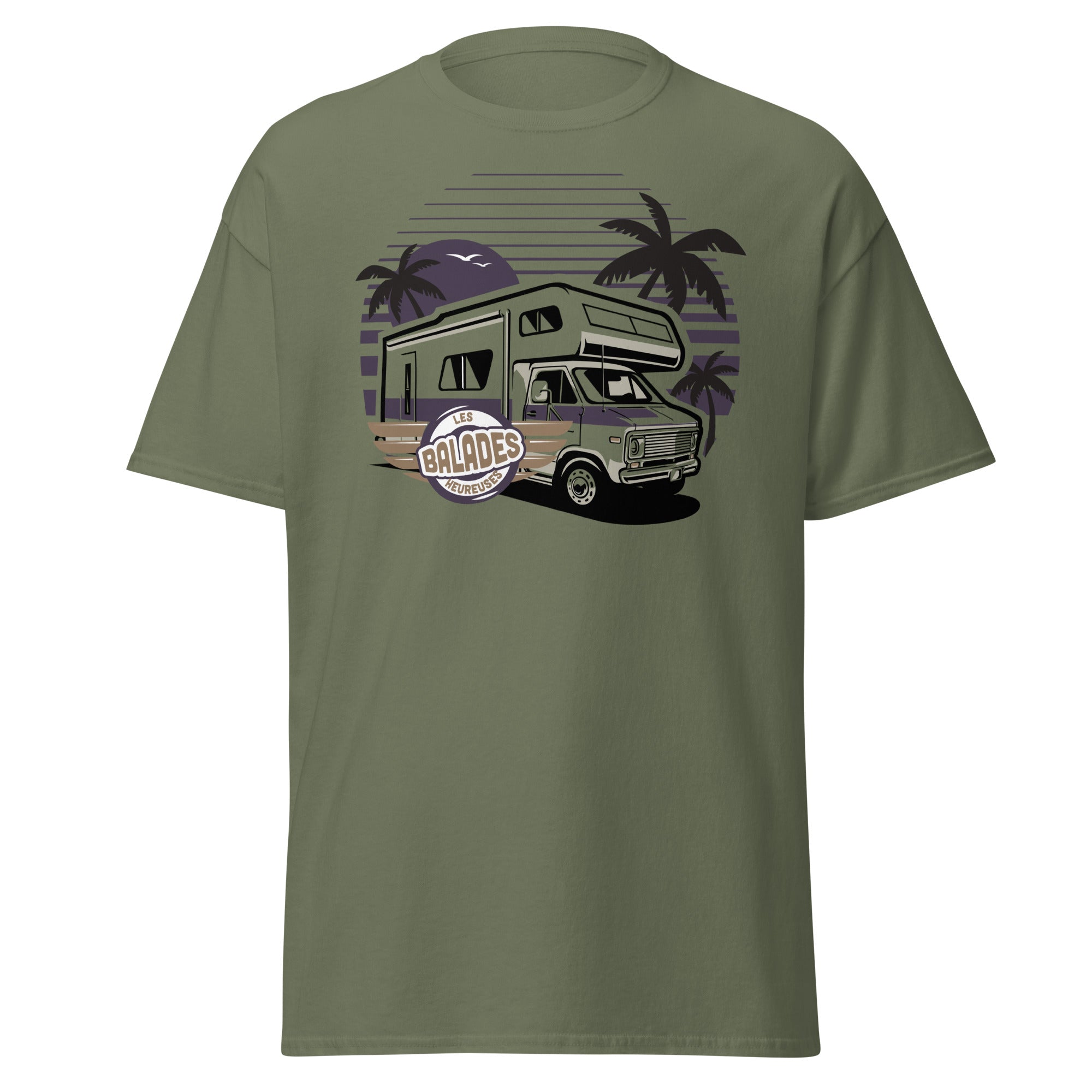 Les Balades Heureuses - Camping Car - T-shirt classique homme