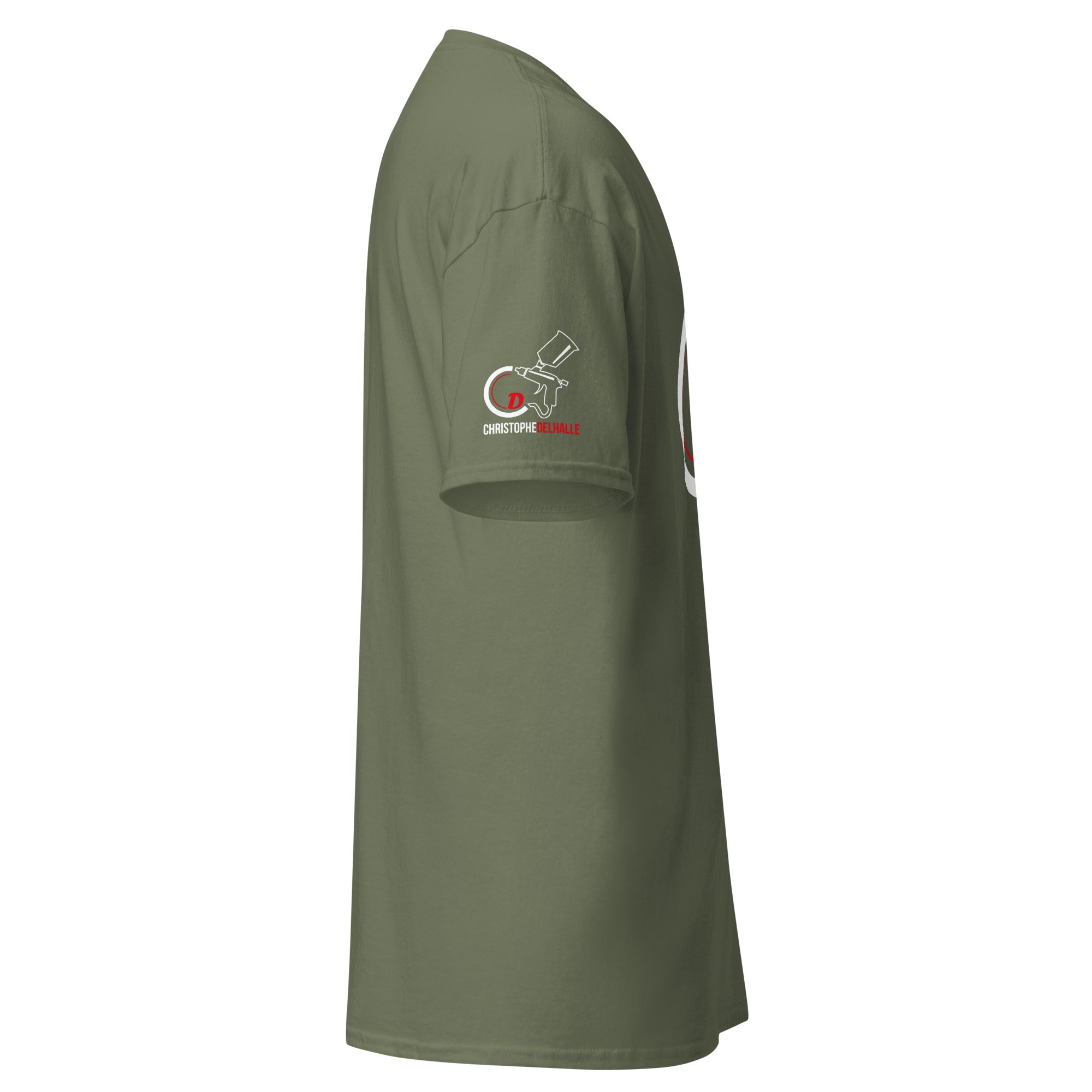 Christophe Delhalle - T-shirt classique homme - Face et manche droite