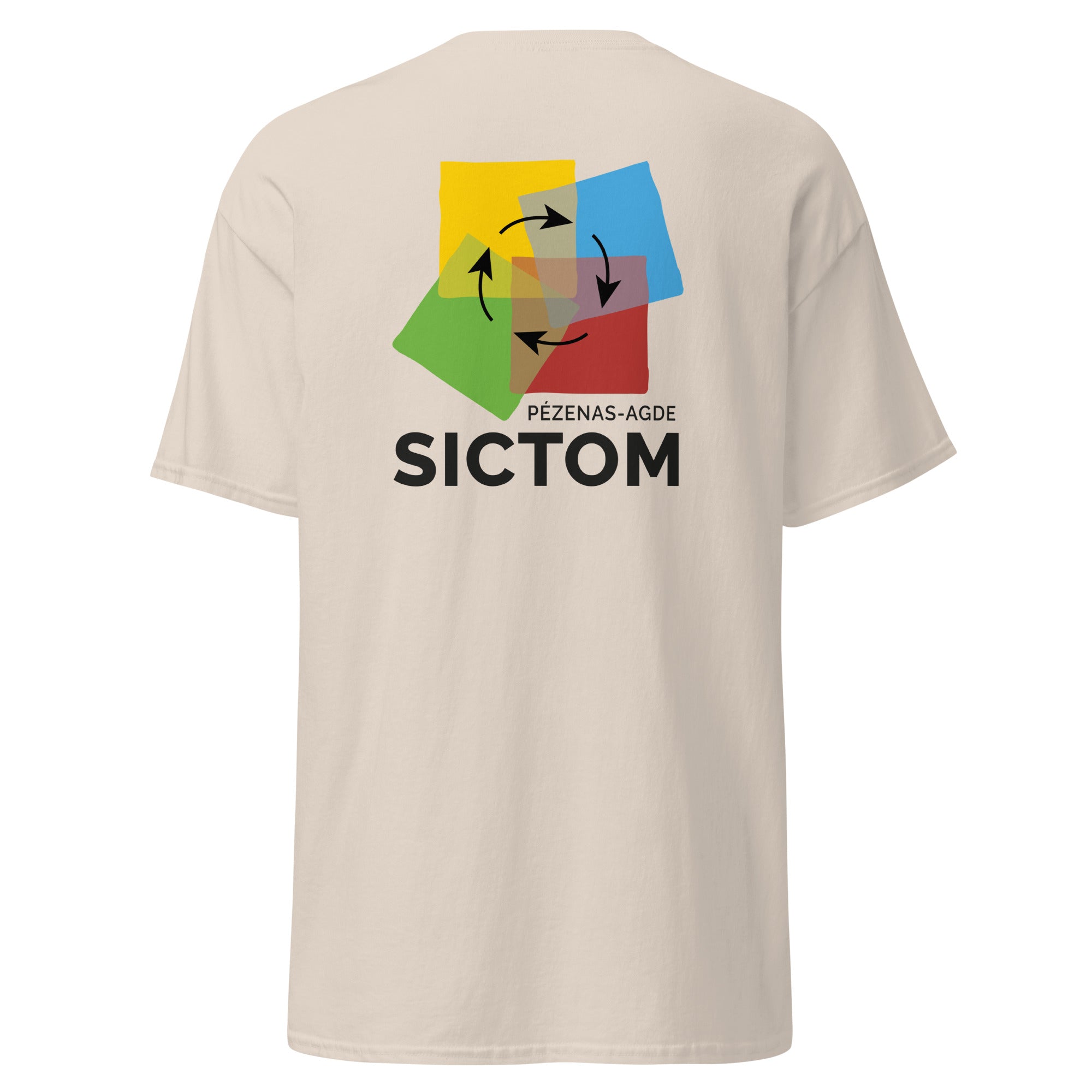 Sictom - T-shirt classique homme - Coeur et Dos