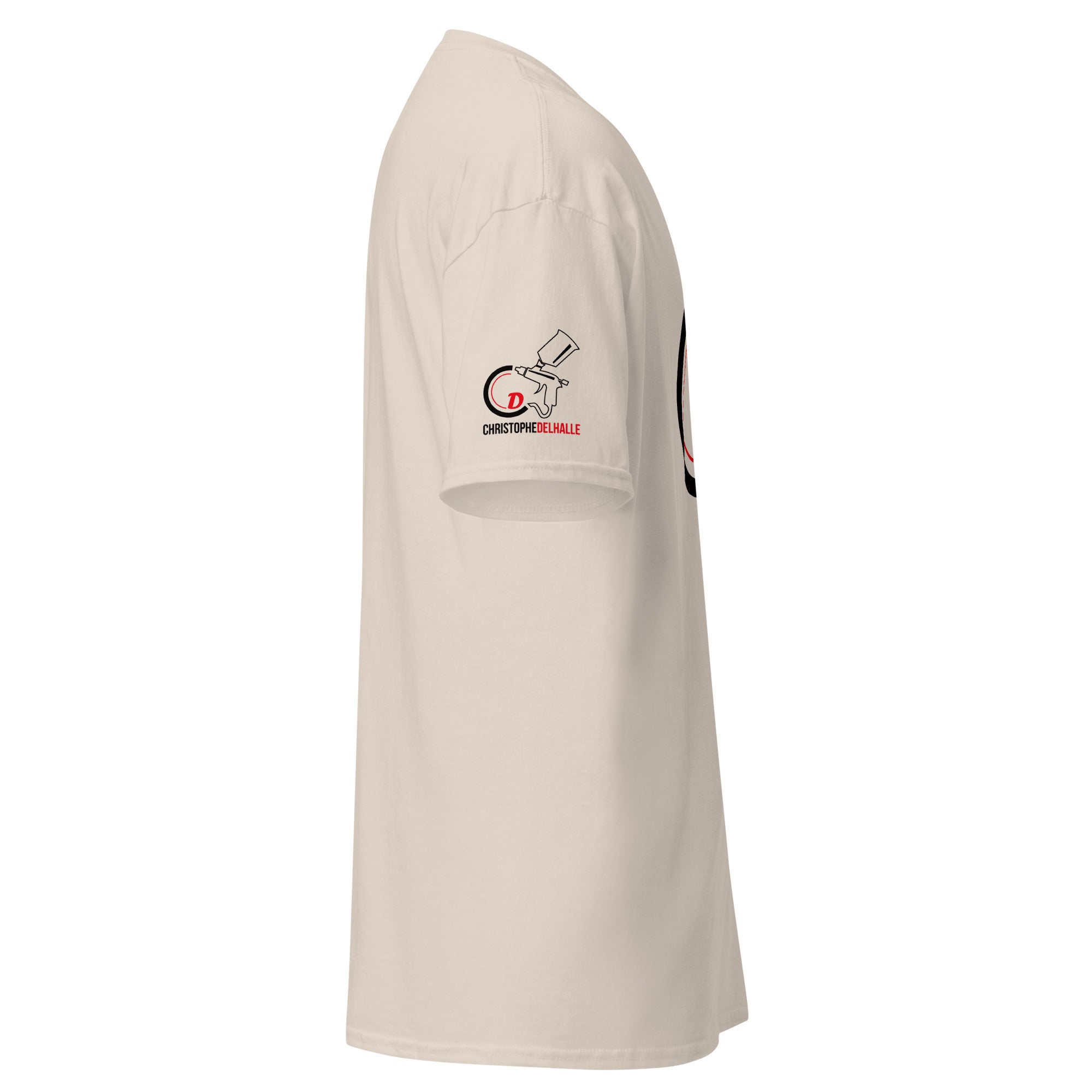 Christophe Delhalle - T-shirt classique homme - Face et manche droite