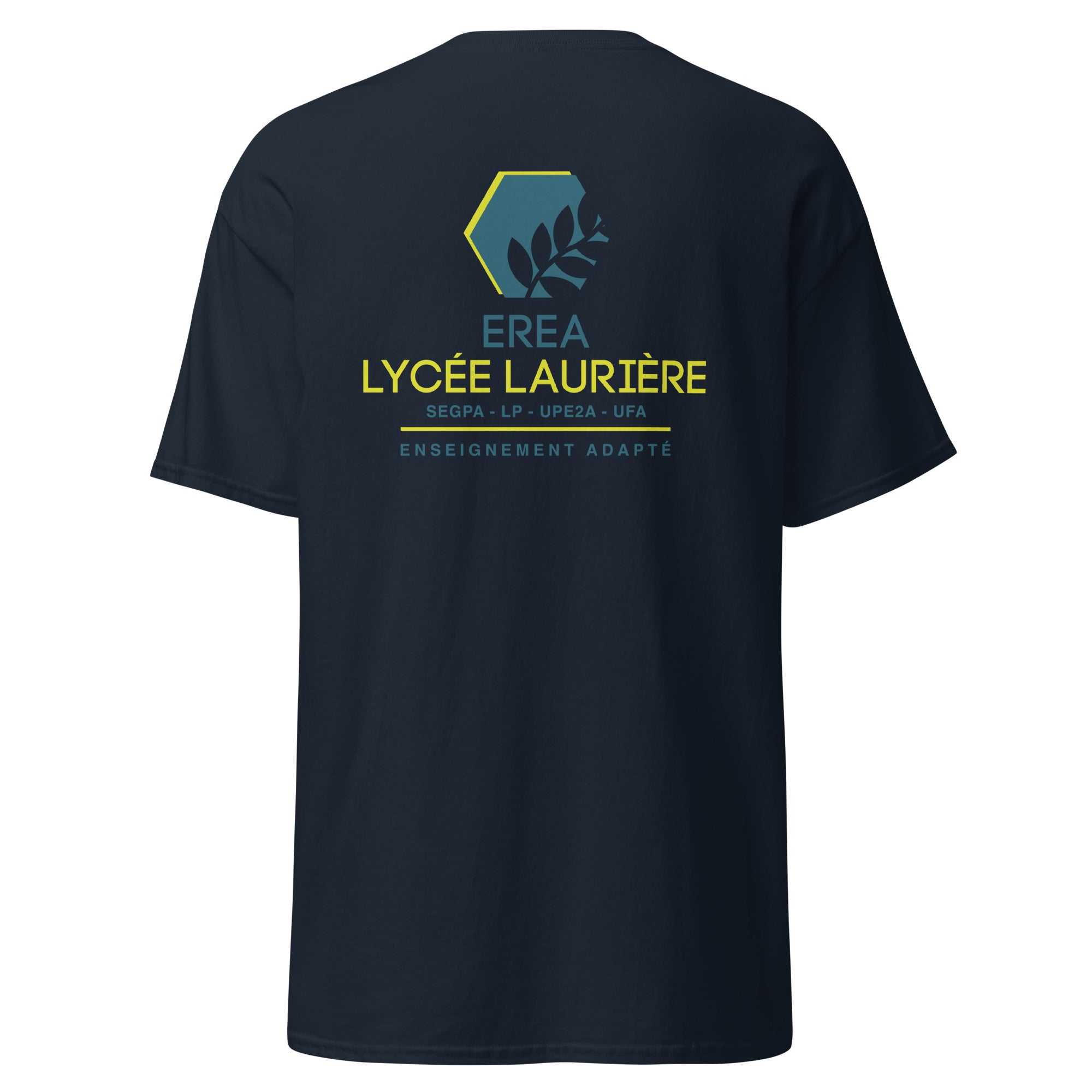 EREA Lycée Laurière - T-shirt classique homme - Imp. cœur et dos