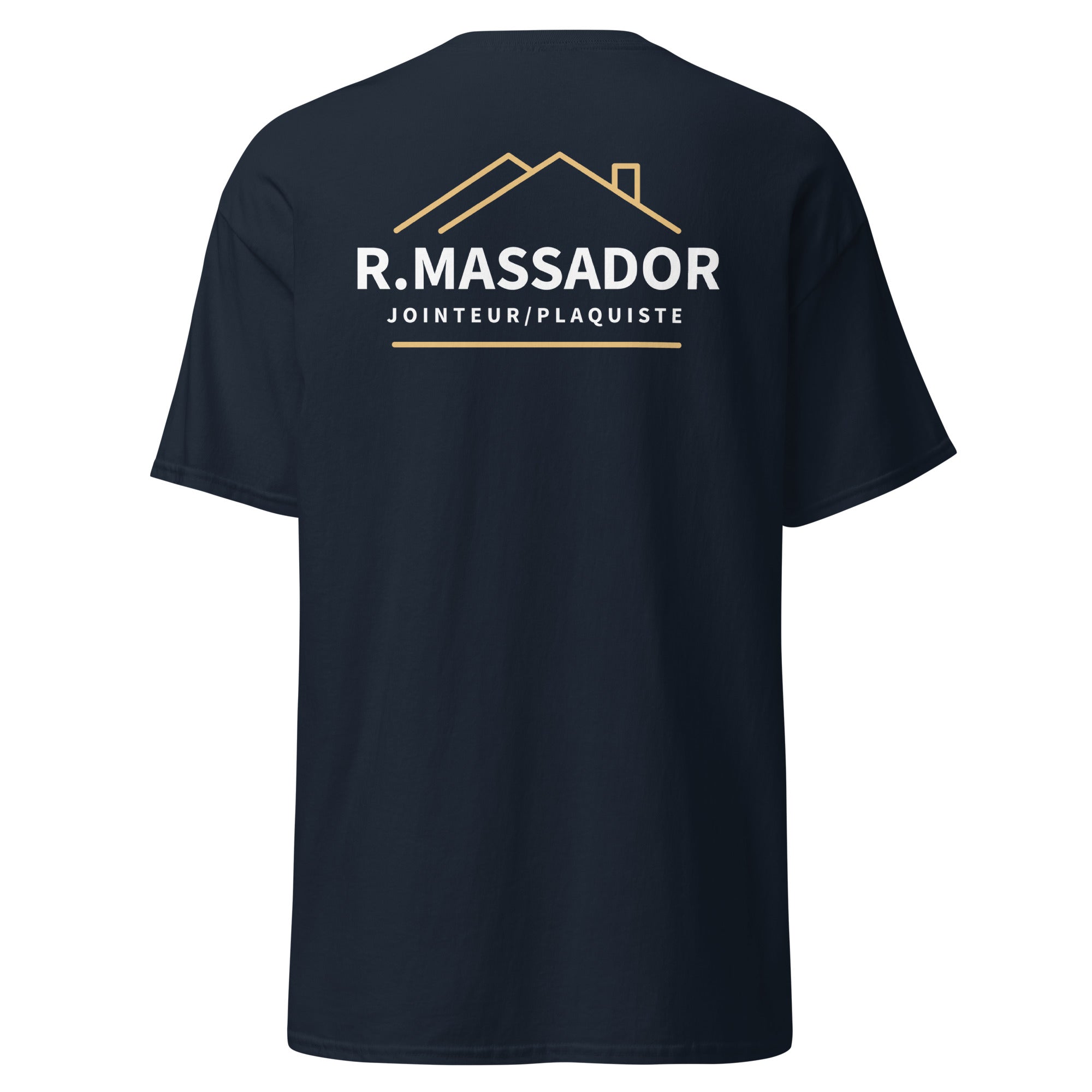 R. Massador - T-shirt classique homme imp. cœur et dos