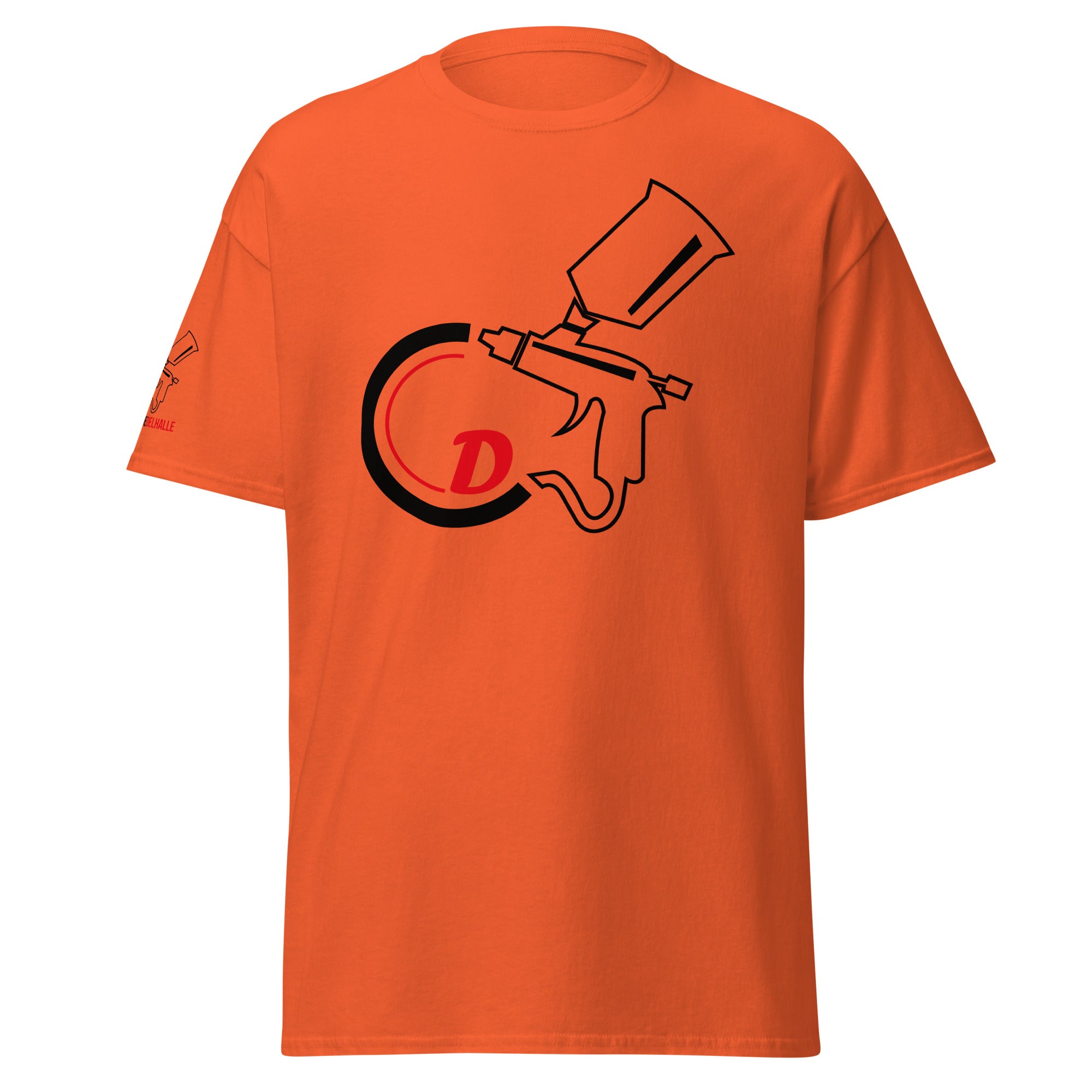Christophe Delhalle - T-shirt classique homme - Face et manche droite