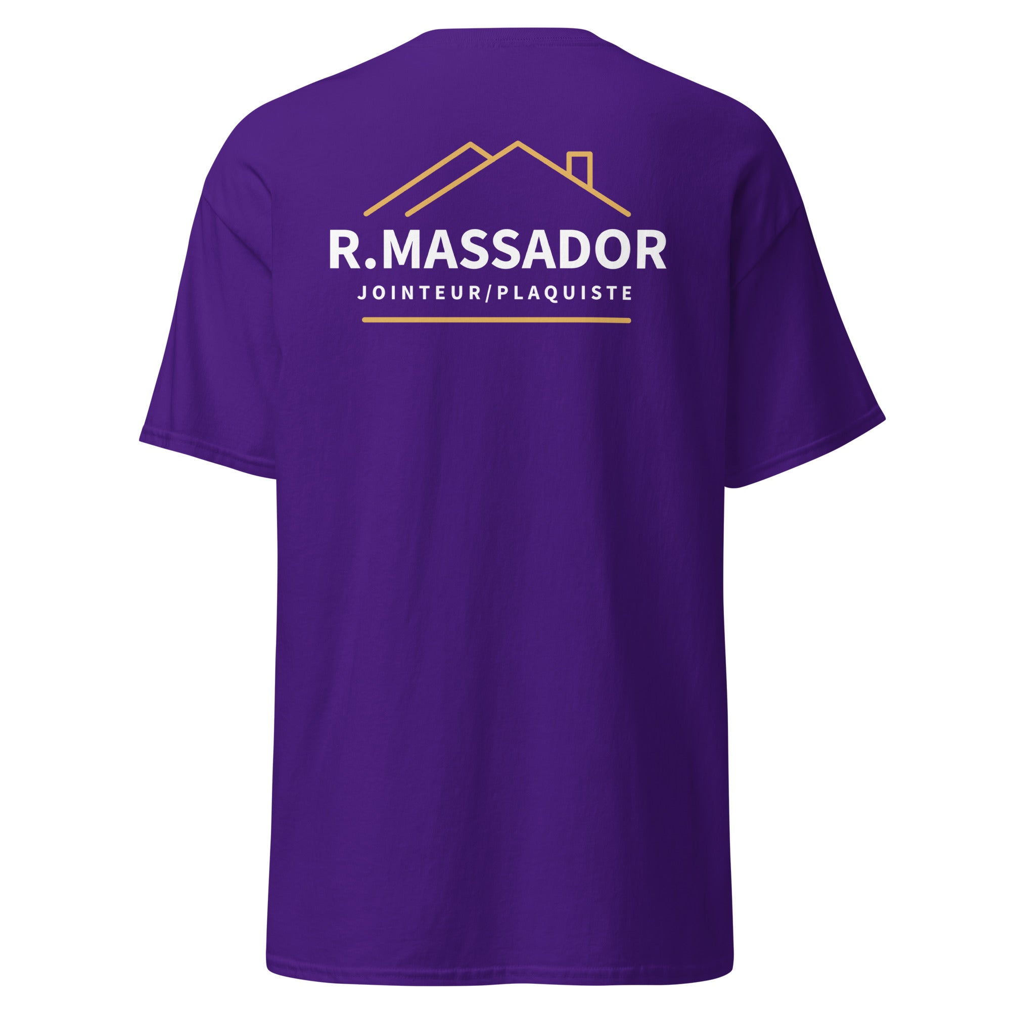 R. Massador - T-shirt classique homme imp. cœur et dos