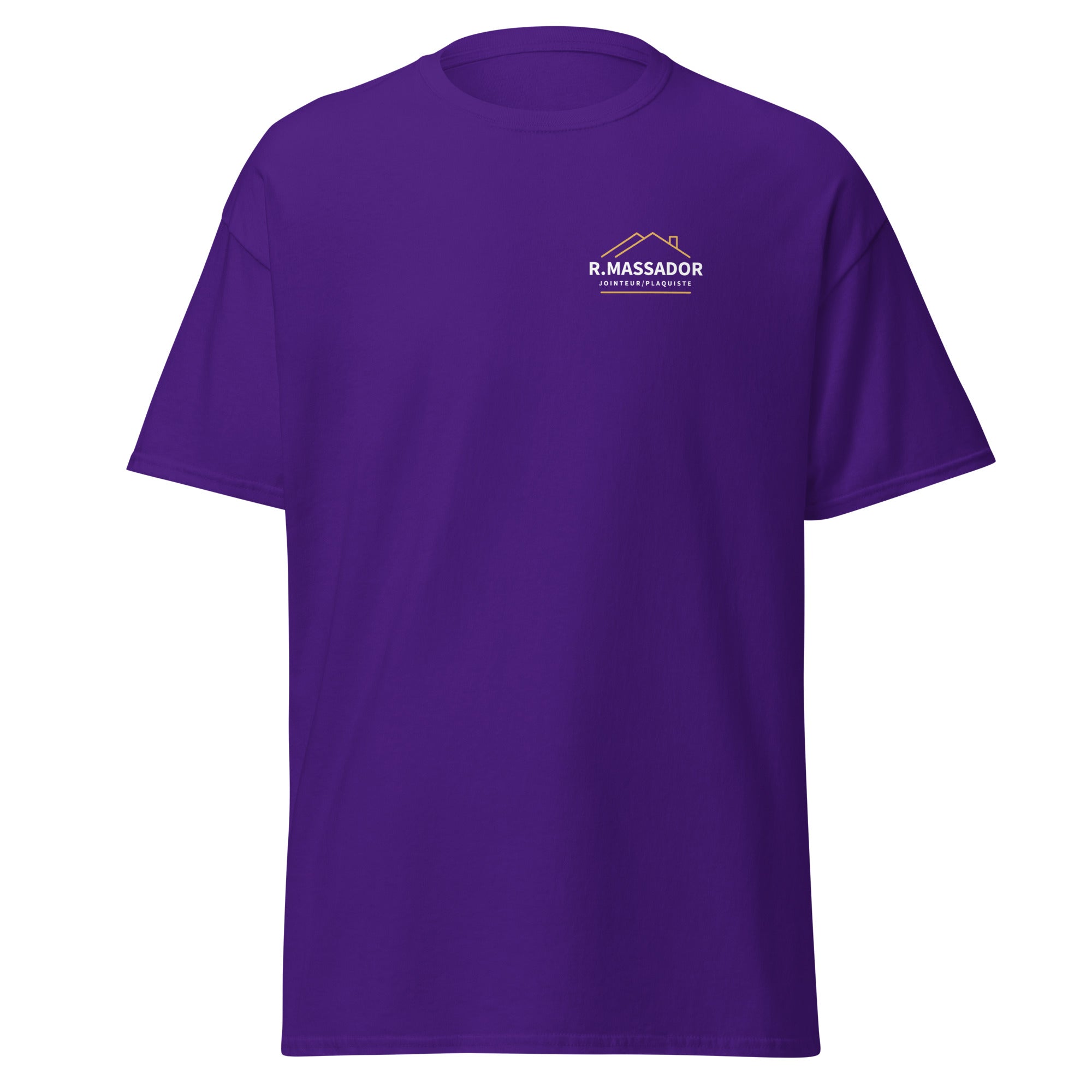 R. Massador - T-shirt classique homme imp. cœur et dos