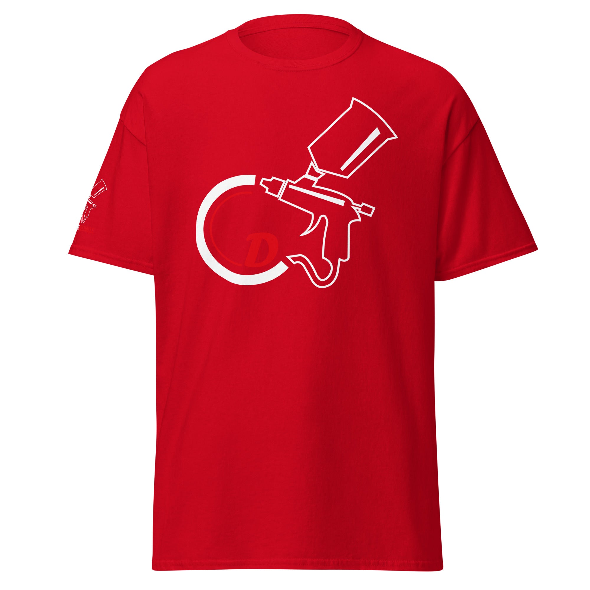 Christophe Delhalle - T-shirt classique homme - Face et manche droite