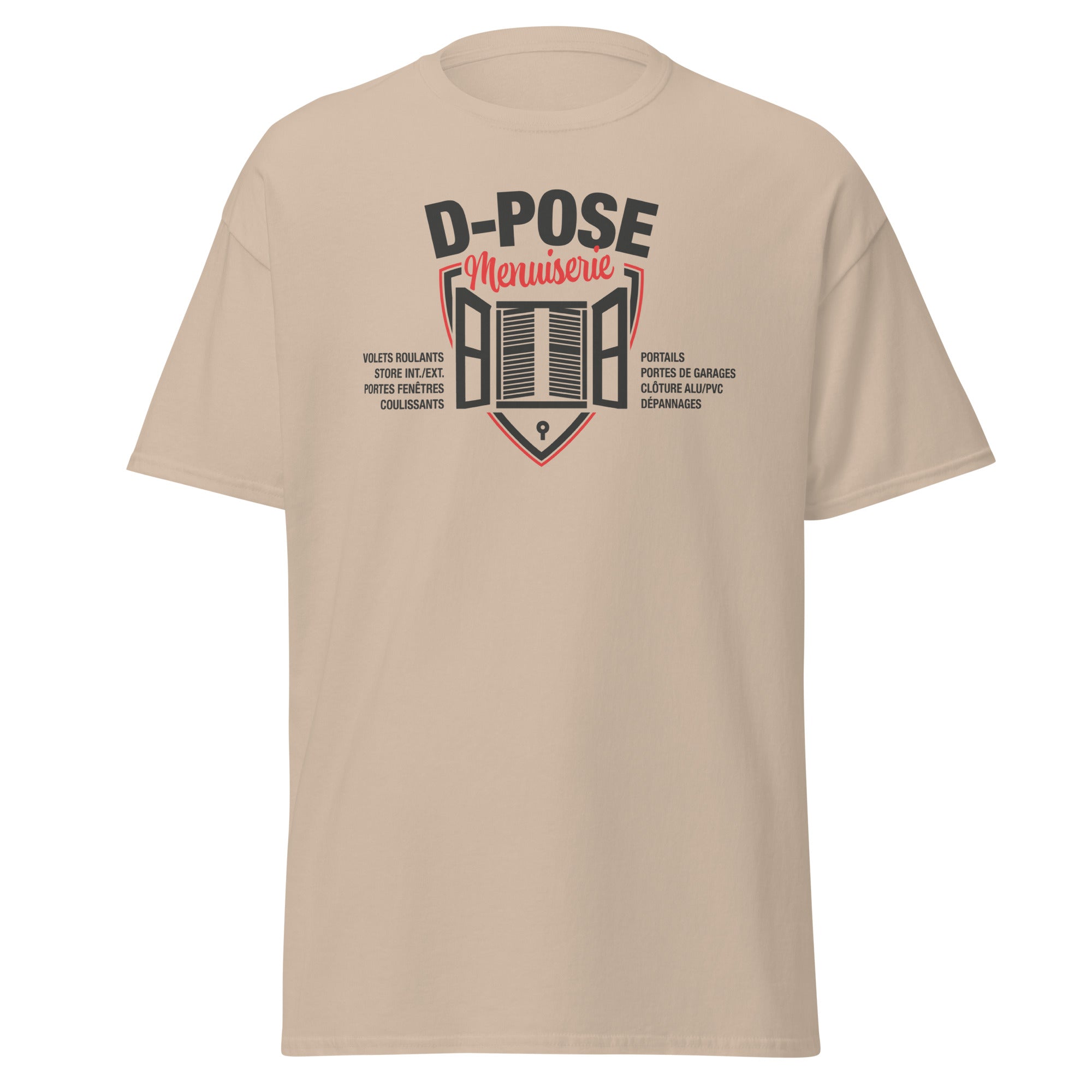 D-Pose - T-shirt classique homme impression num face