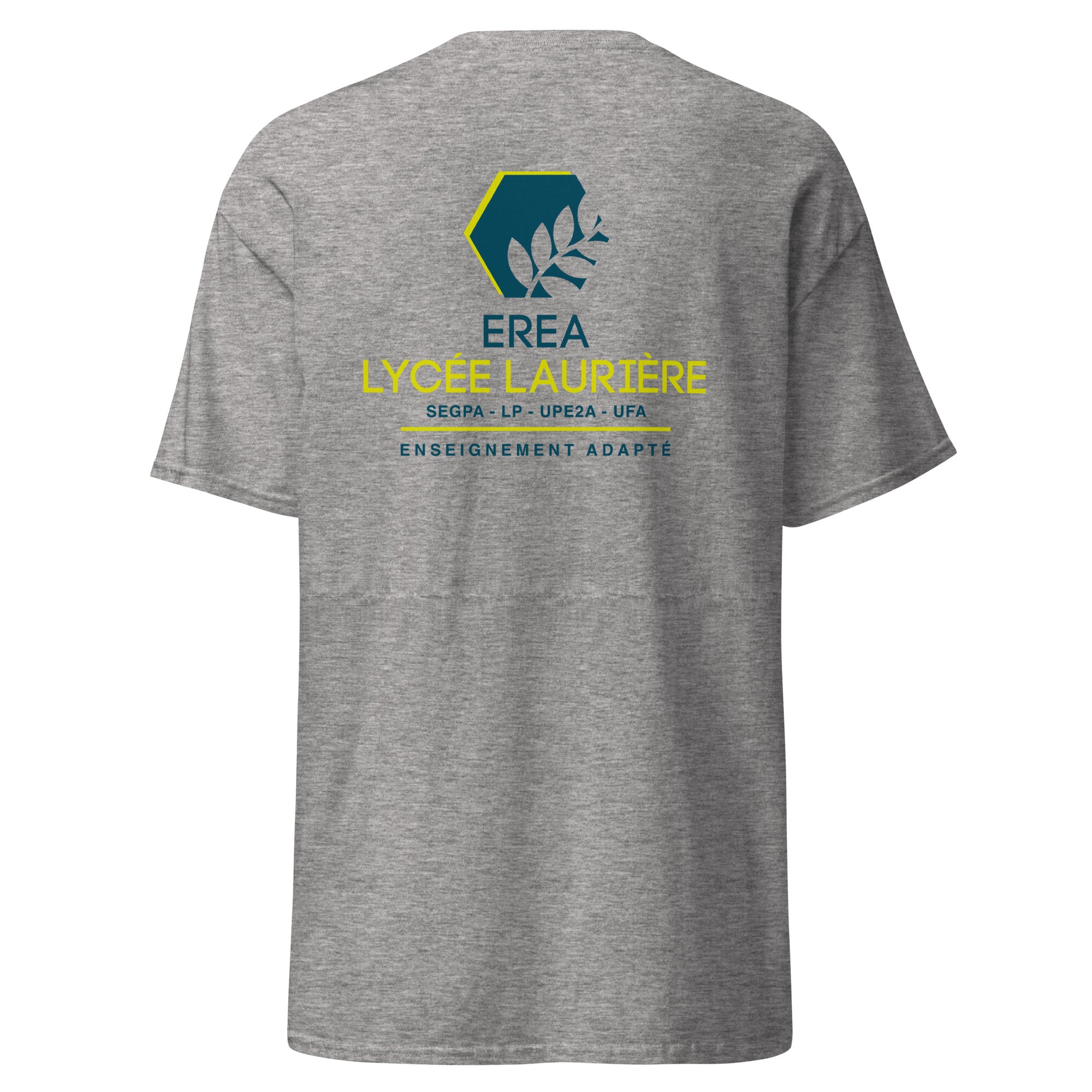 EREA Lycée Laurière - T-shirt classique homme - Imp. cœur et dos