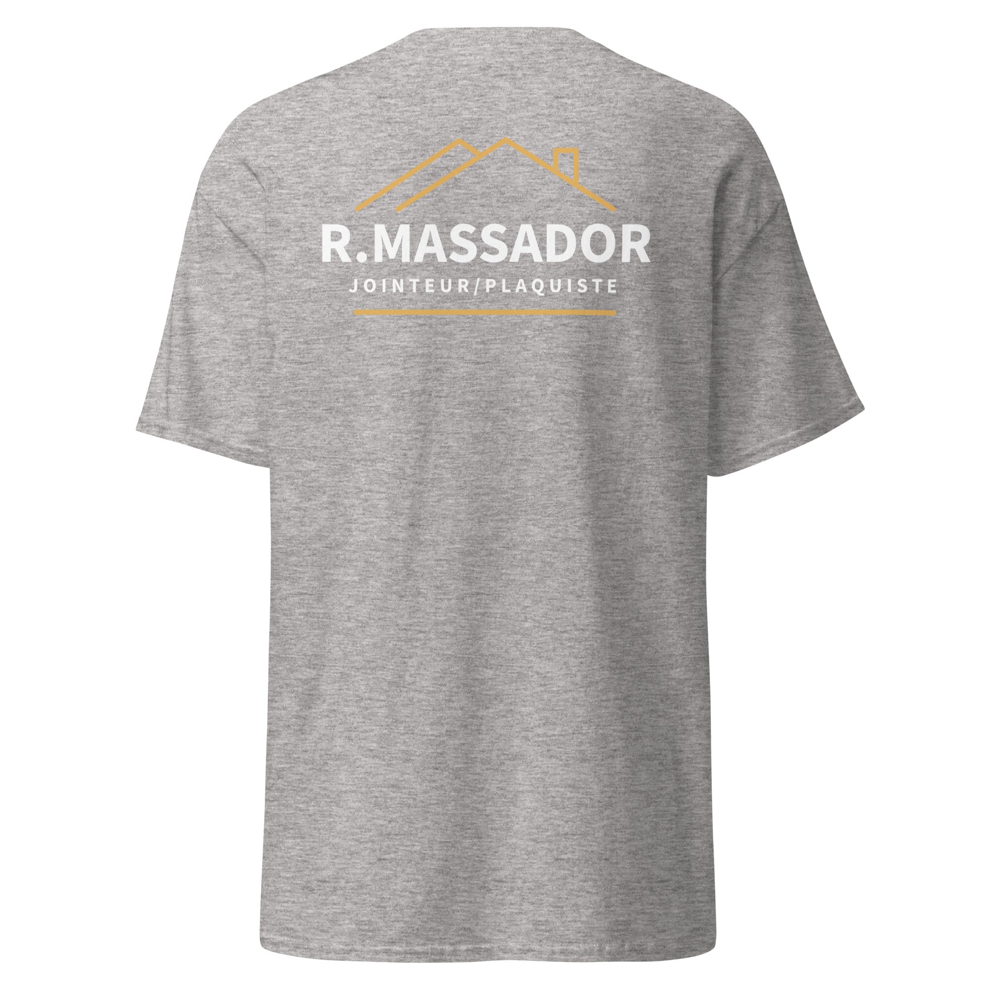 R. Massador - T-shirt classique homme imp. cœur et dos