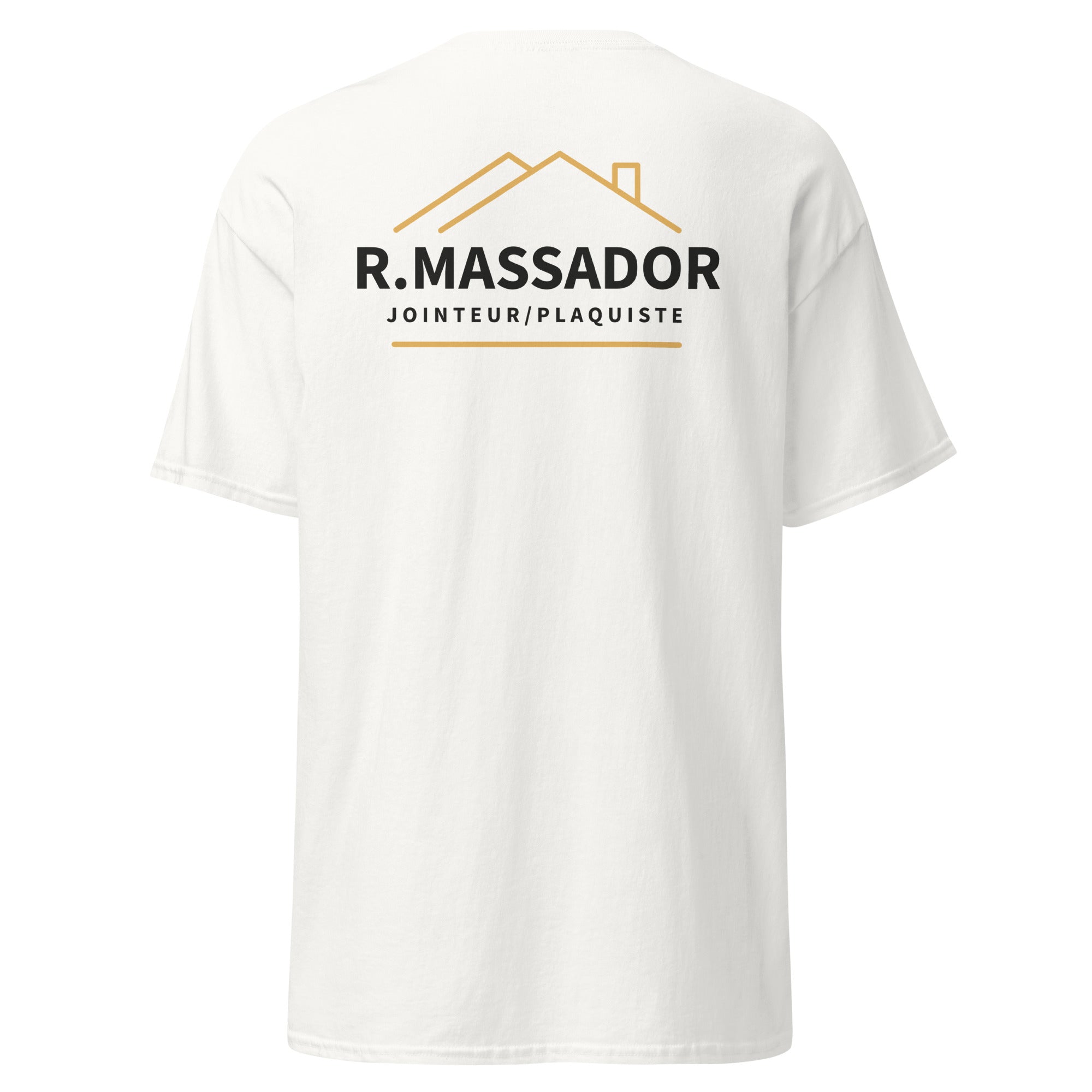 R. Massador - T-shirt classique homme imp. cœur et dos