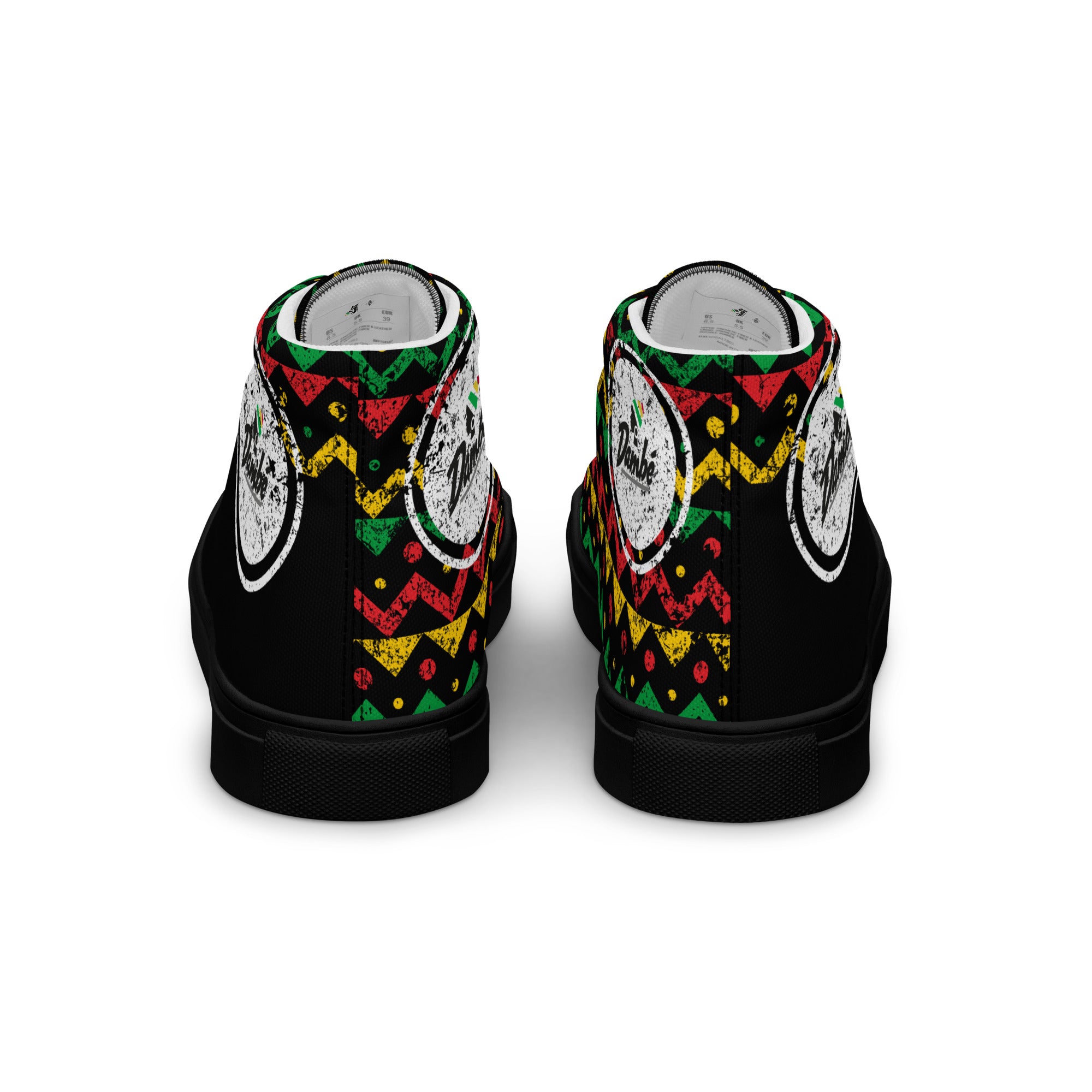 Dambé visage wax - Baskets hautes en toile homme