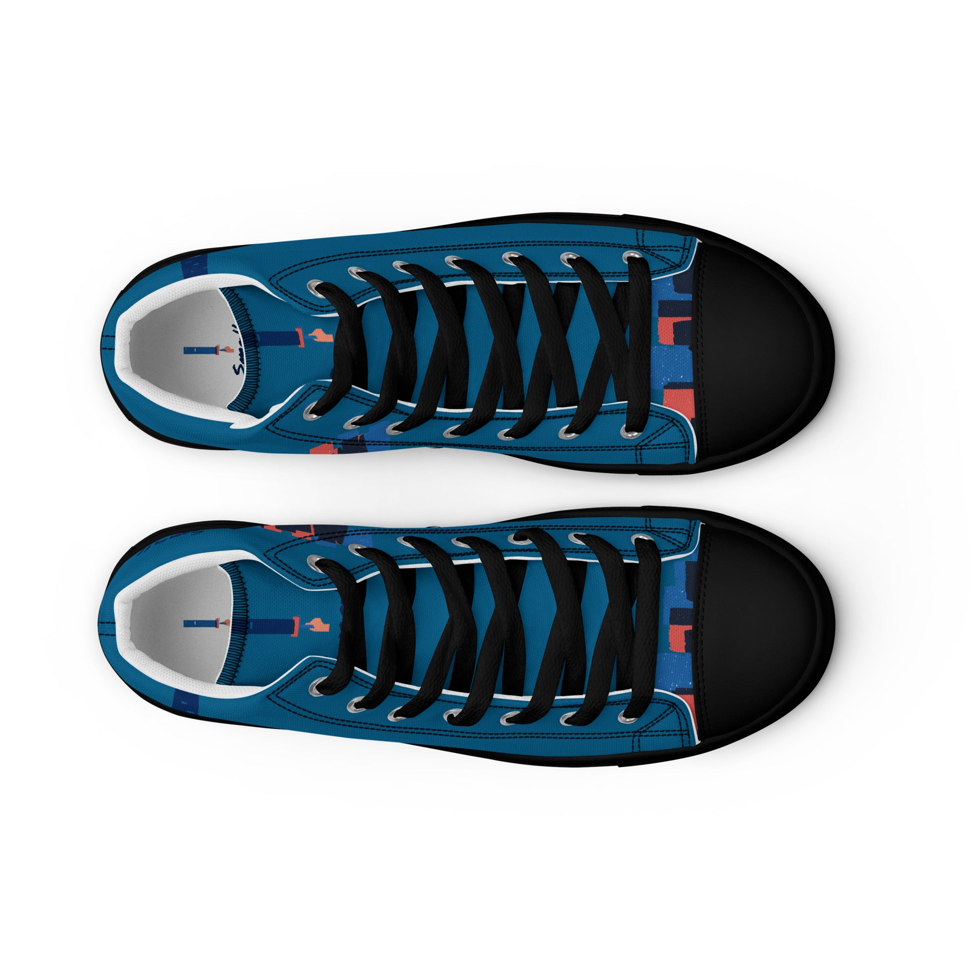 Small - Baskets hautes en toile homme