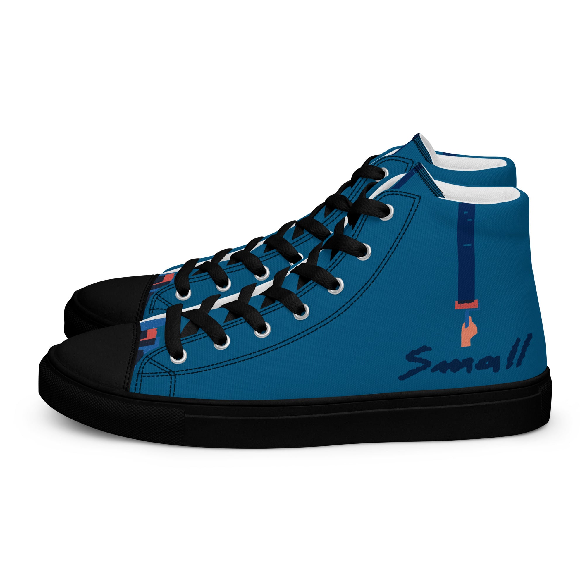 Small - Baskets hautes en toile homme