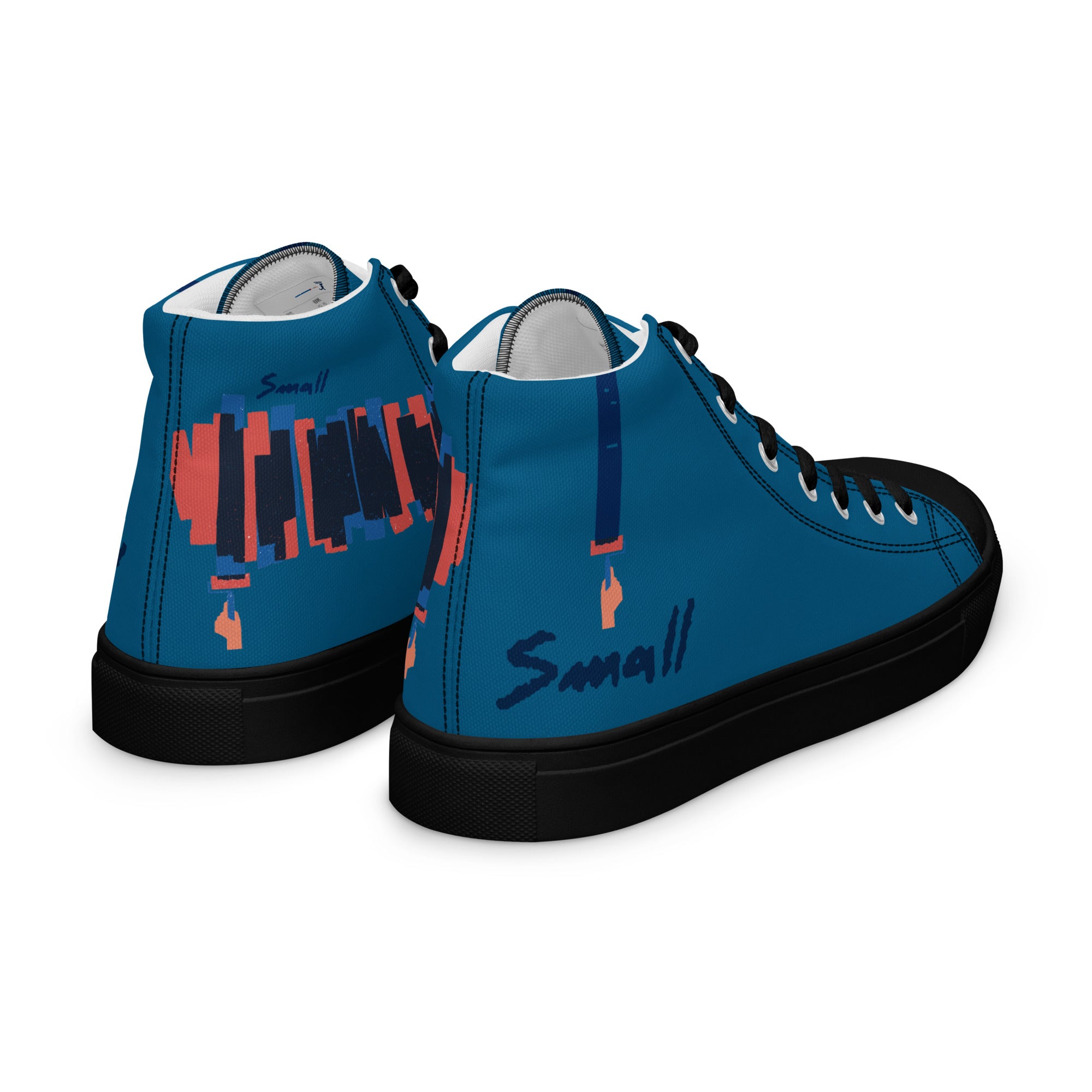 Small - Baskets hautes en toile homme