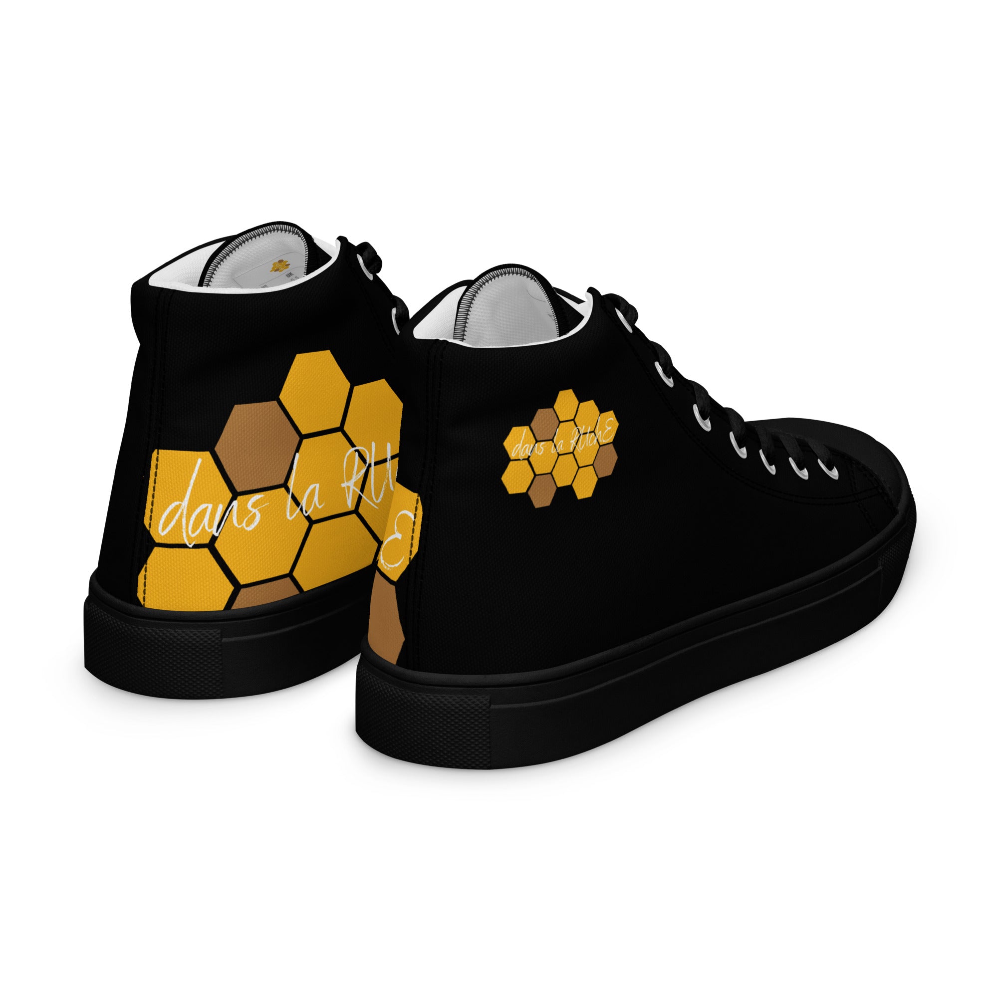 Dans la ruche - Baskets hautes en toile homme