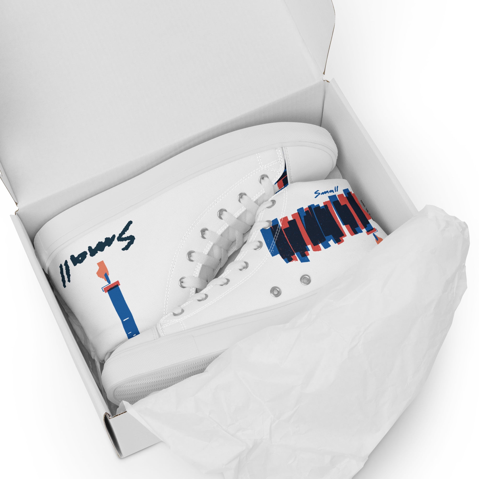 Small - Baskets hautes en toile homme