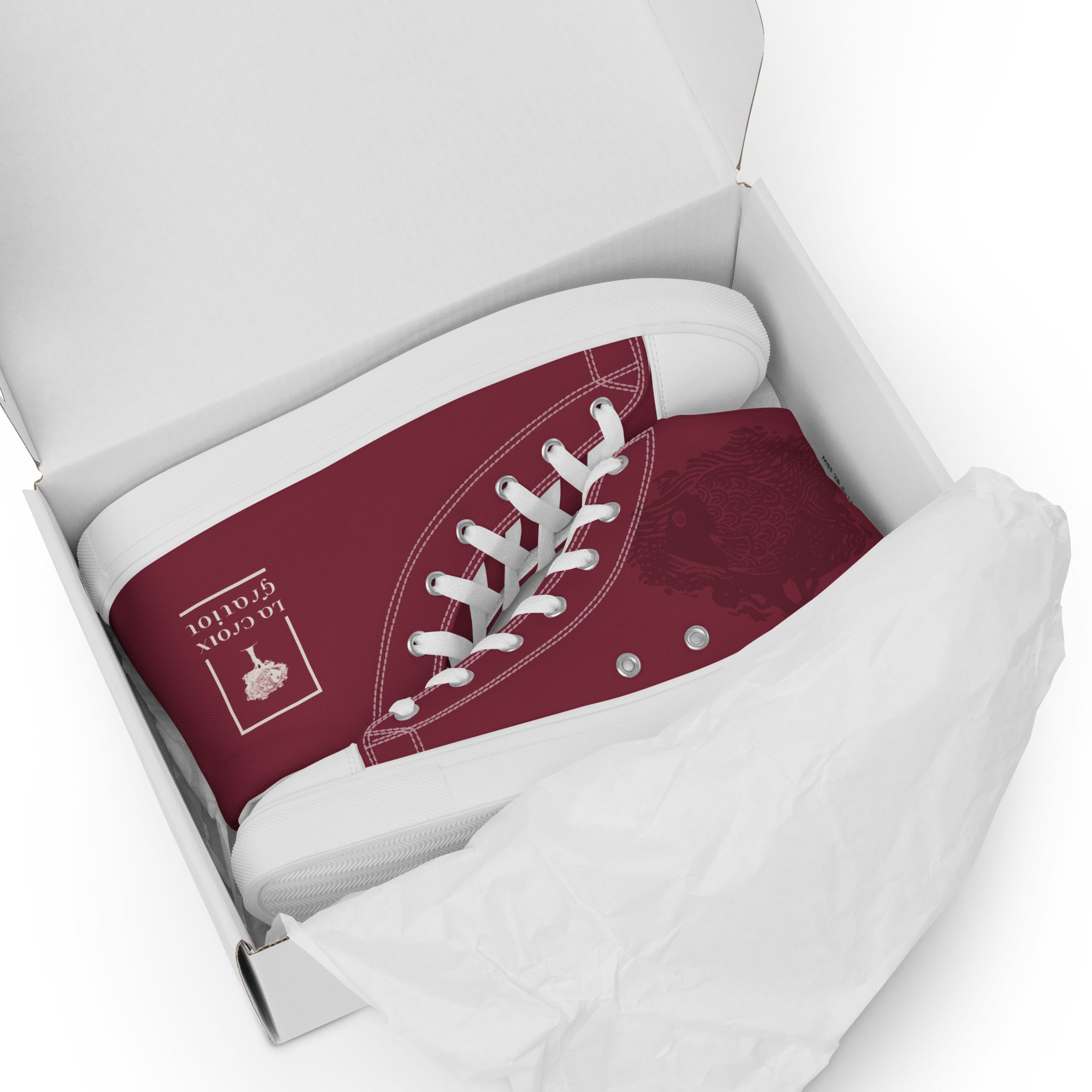 La Croix Gratiot - Baskets hautes en toile homme
