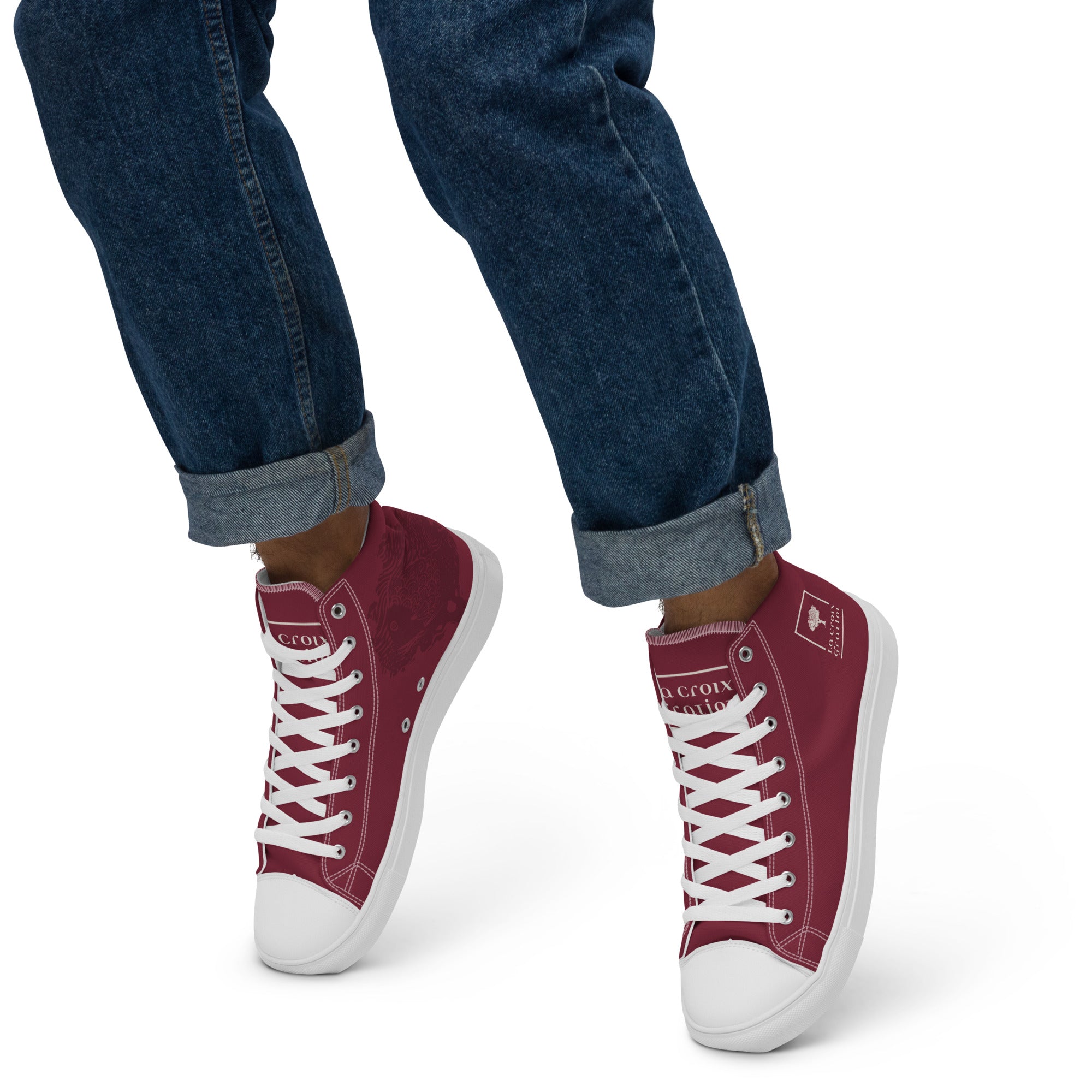 La Croix Gratiot - Baskets hautes en toile homme