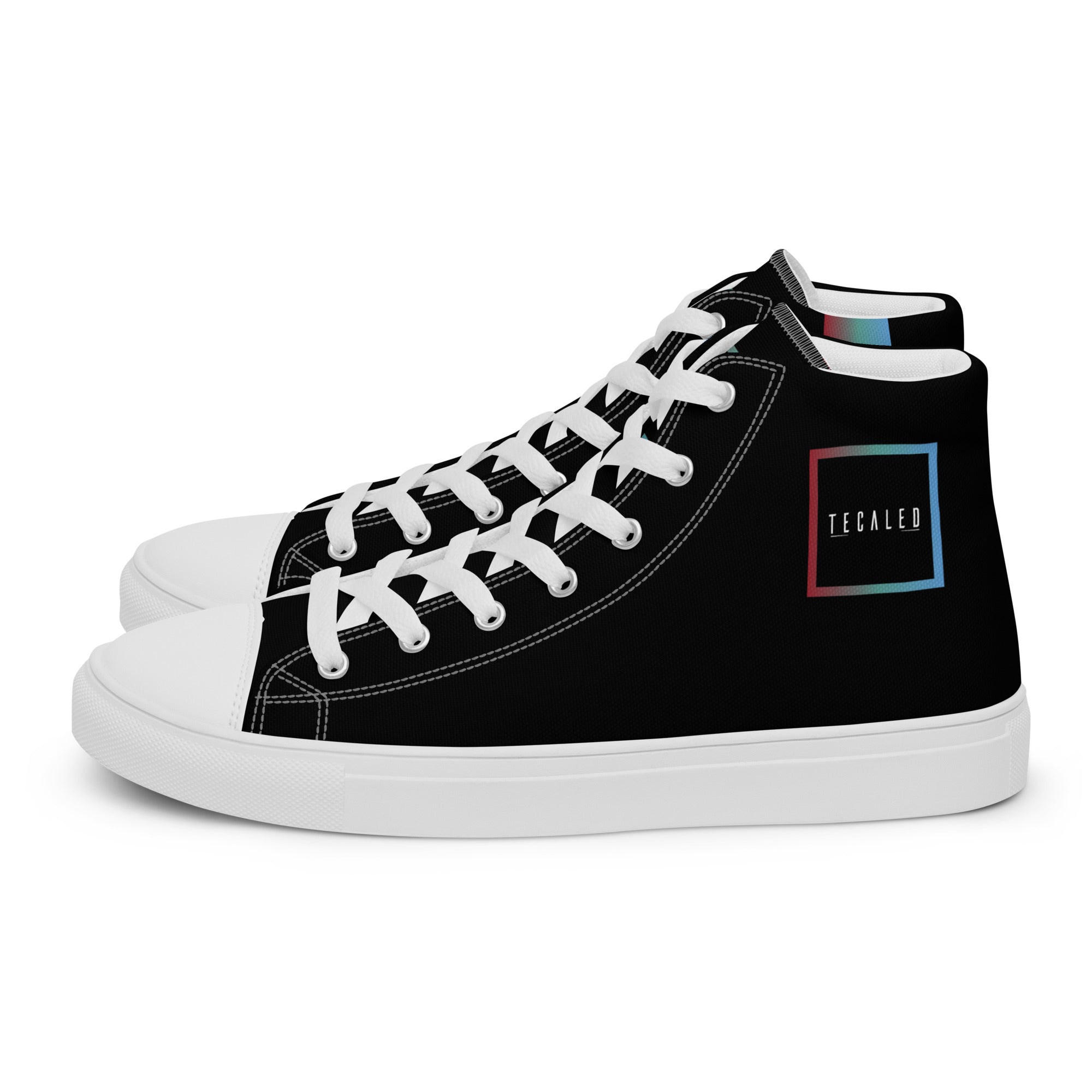 Tecaled - Baskets hautes en toile homme