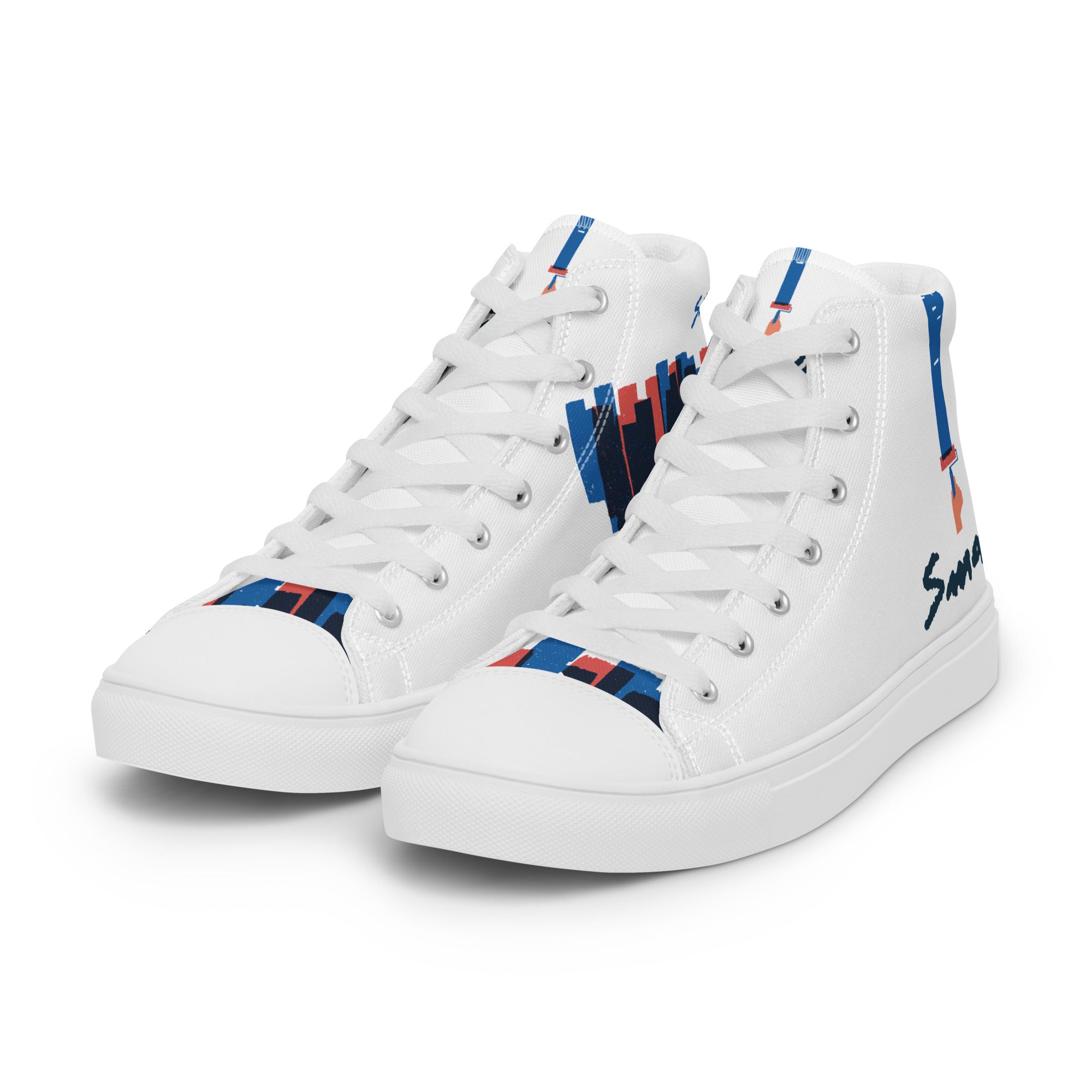 Small - Baskets hautes en toile homme