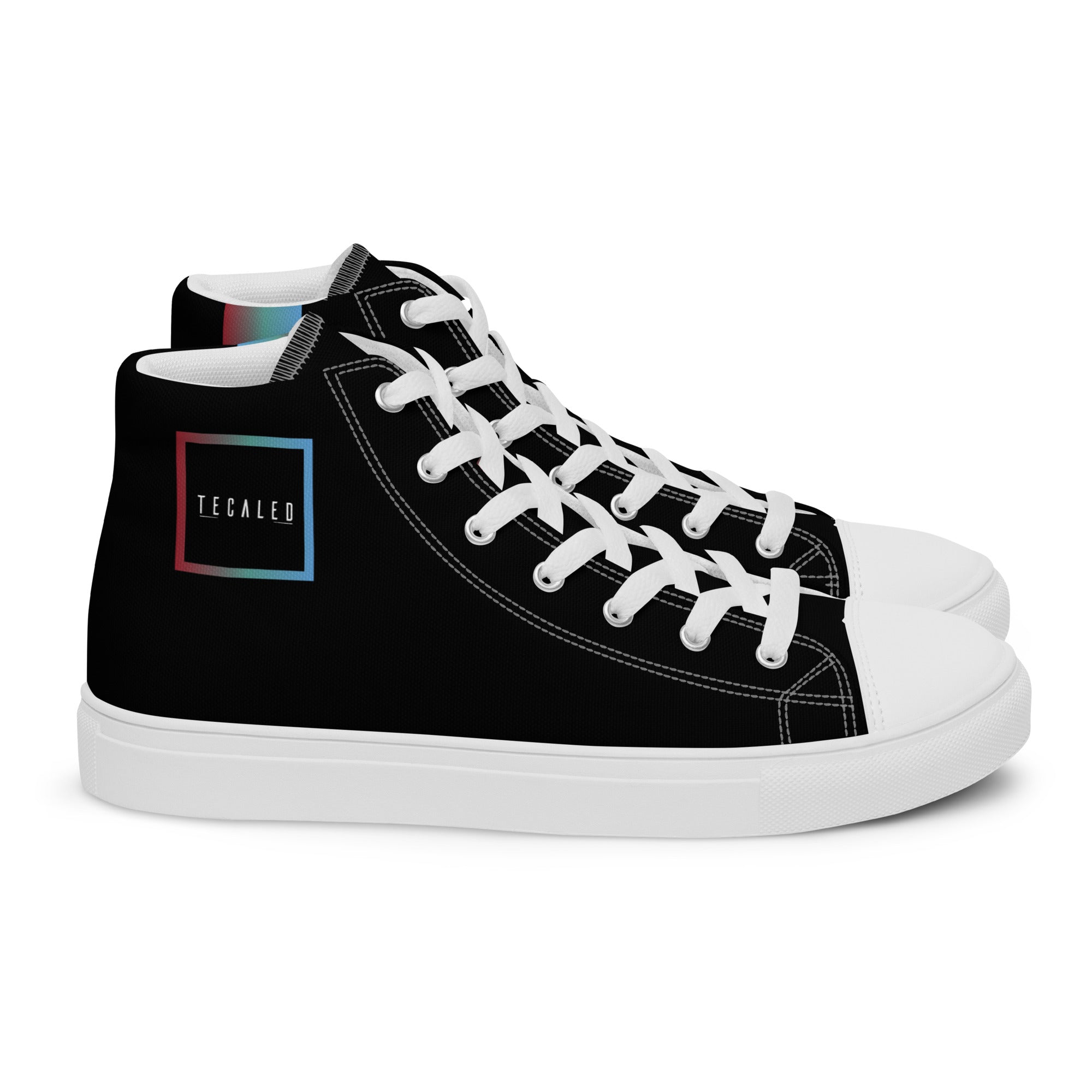 Tecaled - Baskets hautes en toile homme