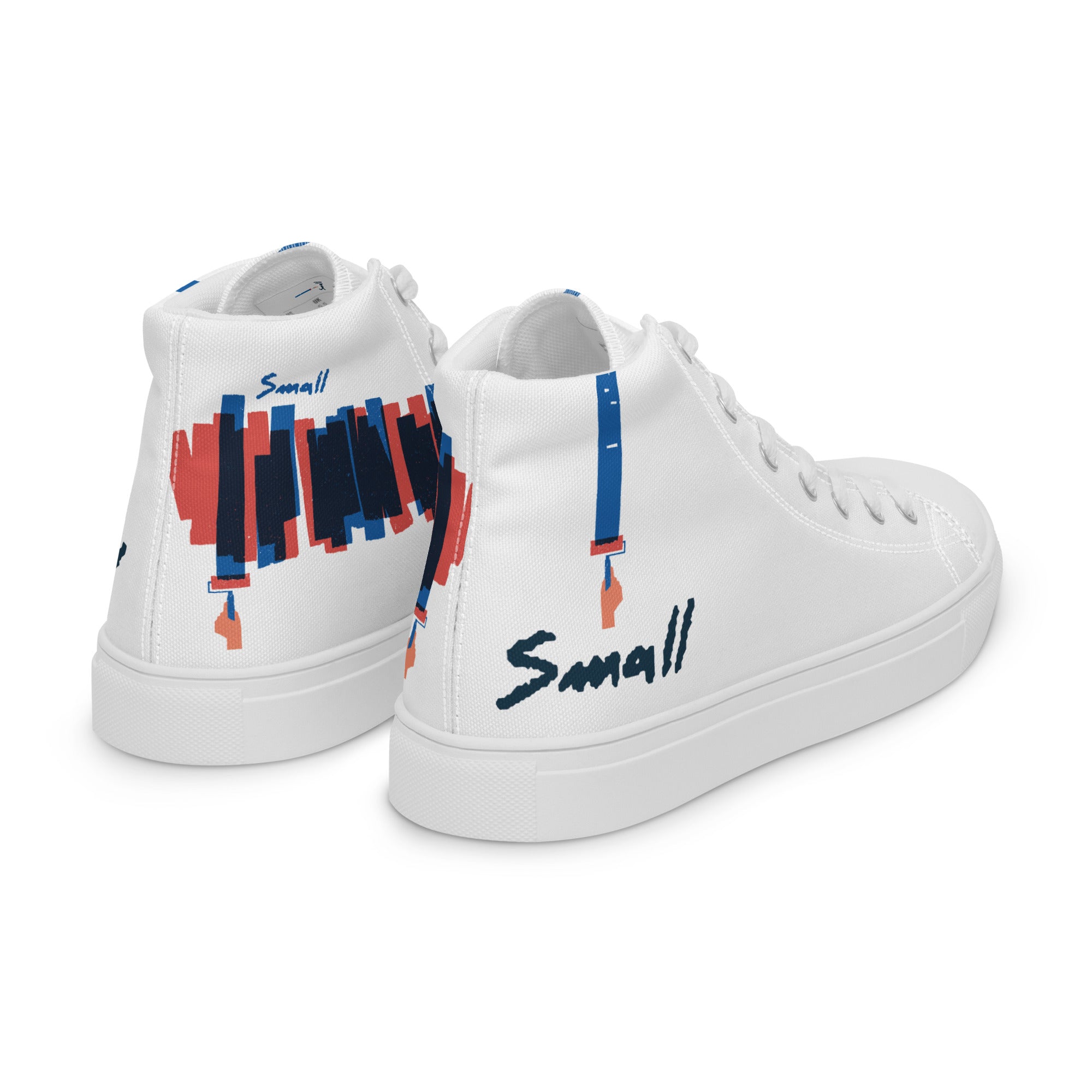 Small - Baskets hautes en toile homme