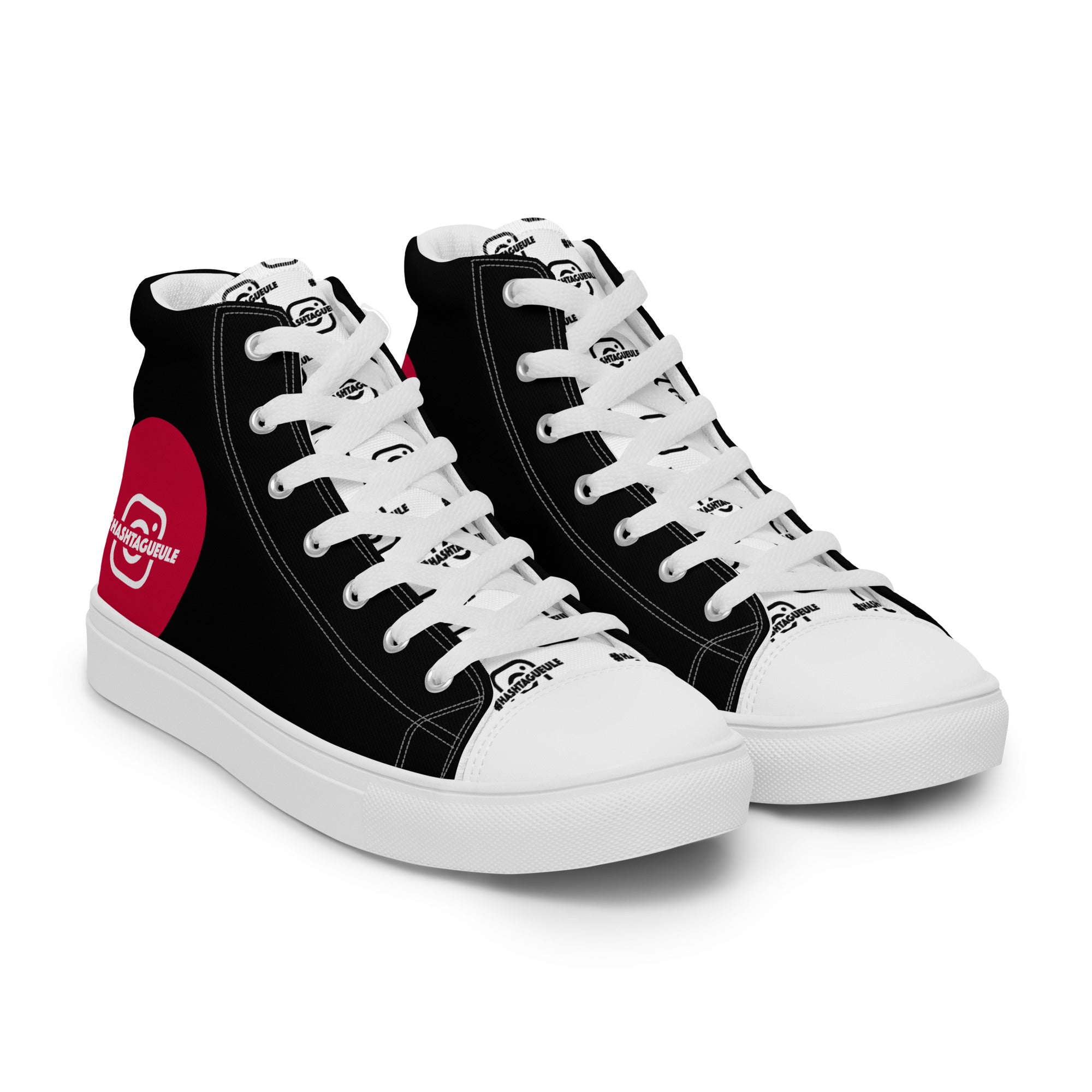 Hashtagueule - Baskets hautes en toile homme