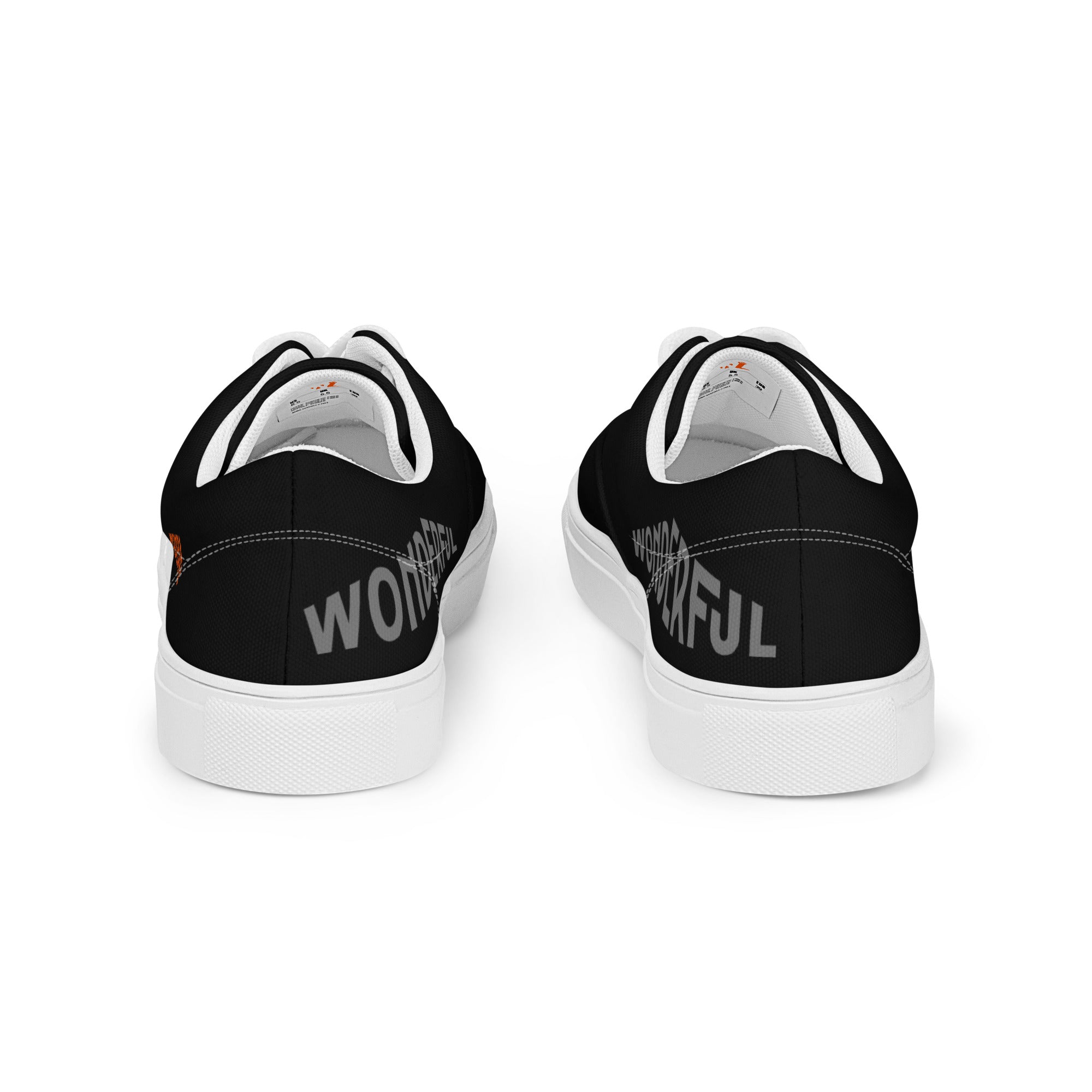 Wonderful - Tennis en toile avec lacets homme