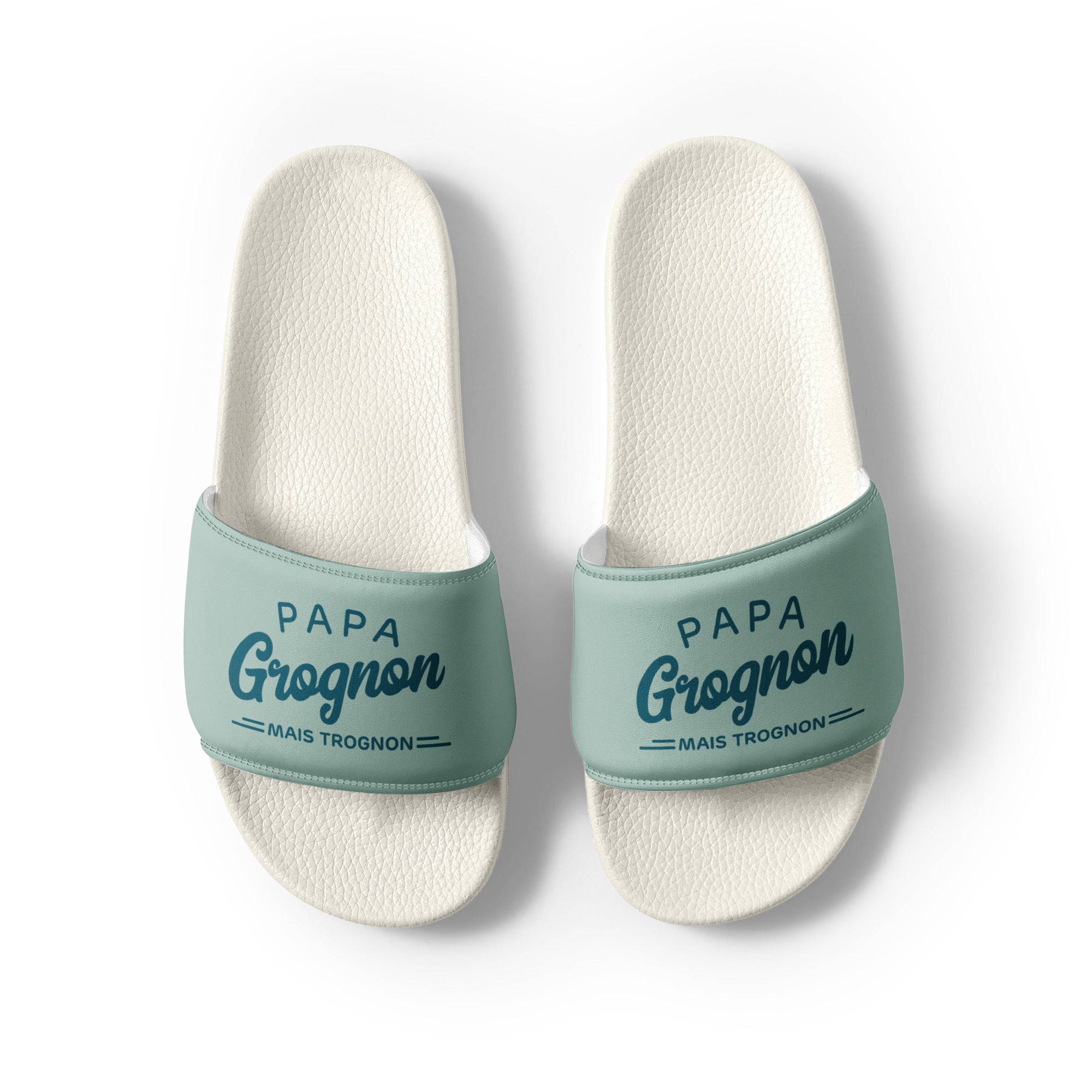 Papa grognon mais trognon - Claquettes pour homme